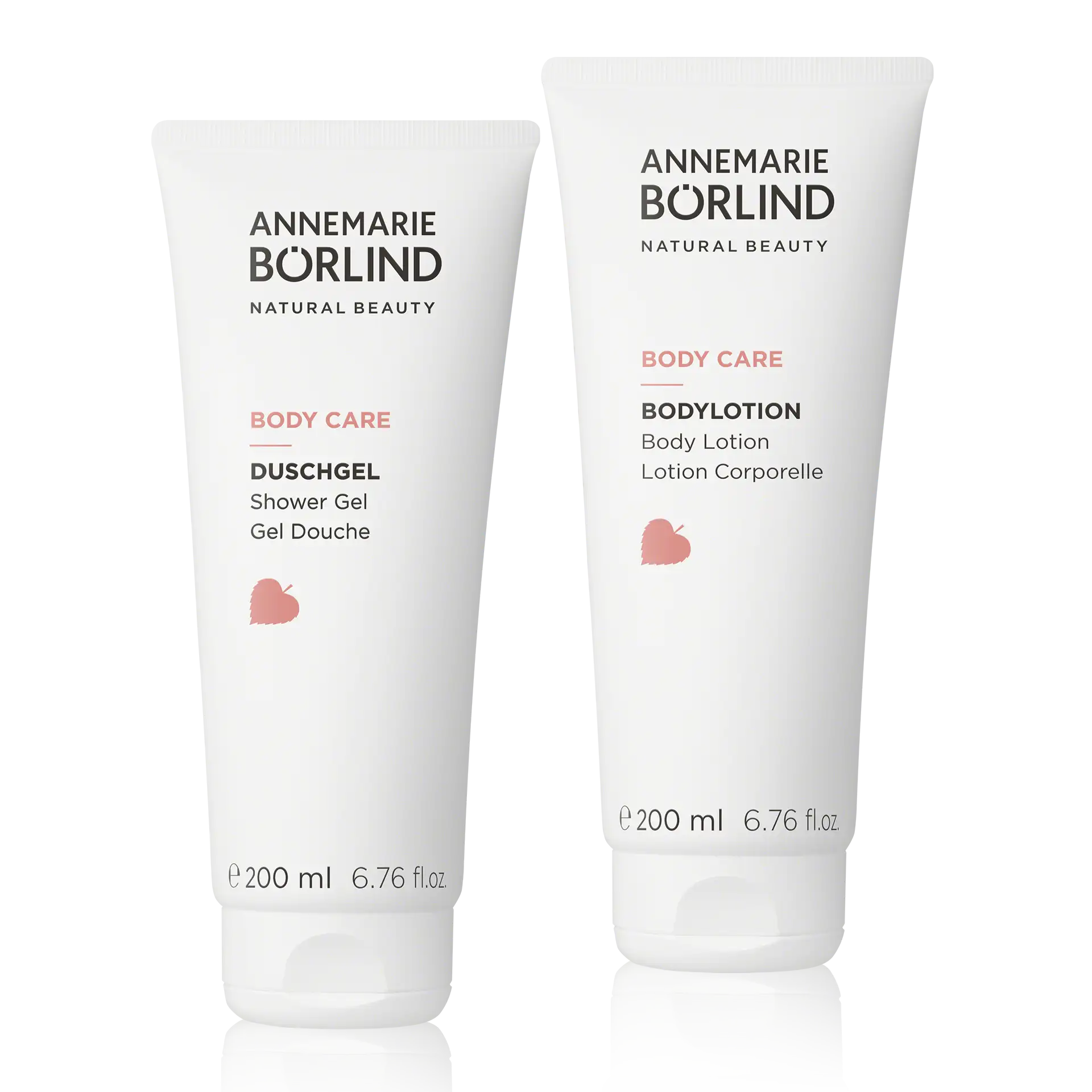 ANNEMARIE BÖRLIND Body Care Duschgel und Bodylotion je 200 ml in weißen Tuben