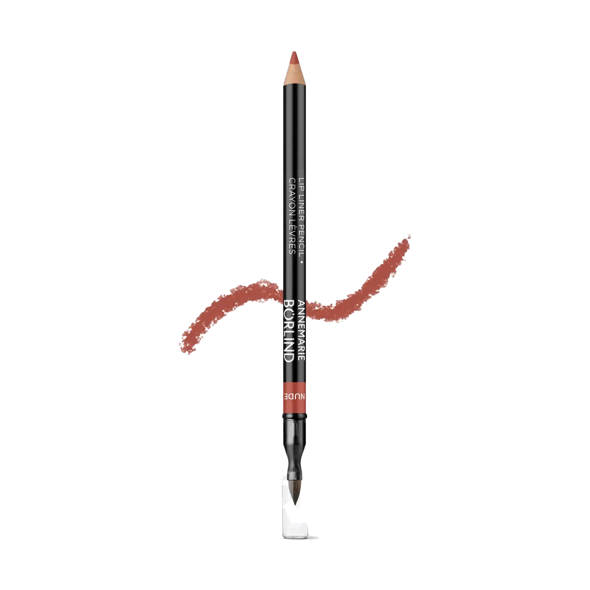 ANNEMARIE BÖRLIND Lip Liner Pencil in Nude mit integriertem Pinsel und Farbmuster