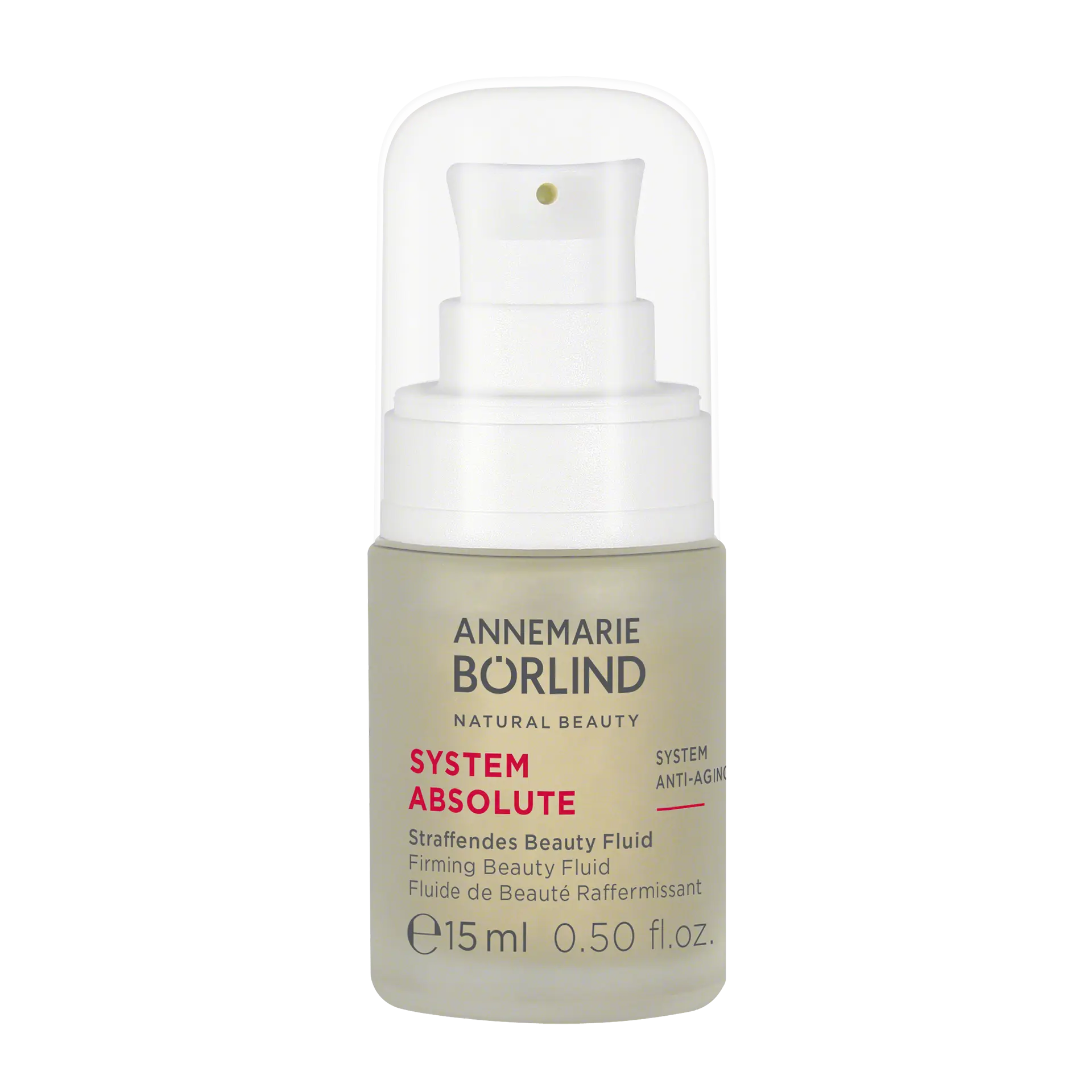 SYSTEM ABSOLUTE Straffendes Beauty Fluid in 15ml Flasche, Anti-Aging Pflege, Reisegröße