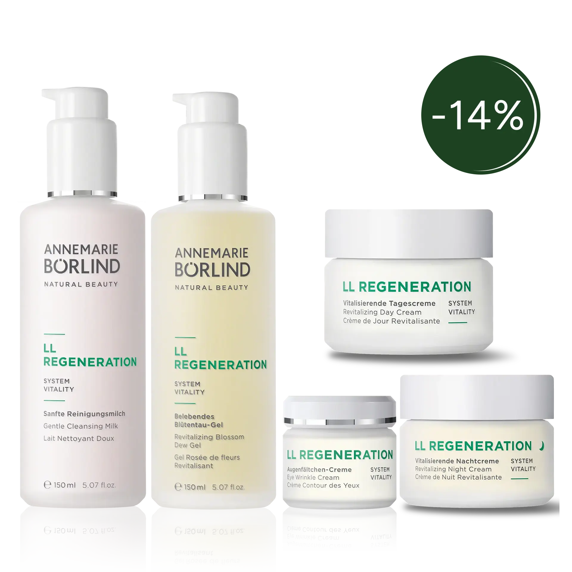 LL REGENERATION Pflegeset mit 14% Badge
