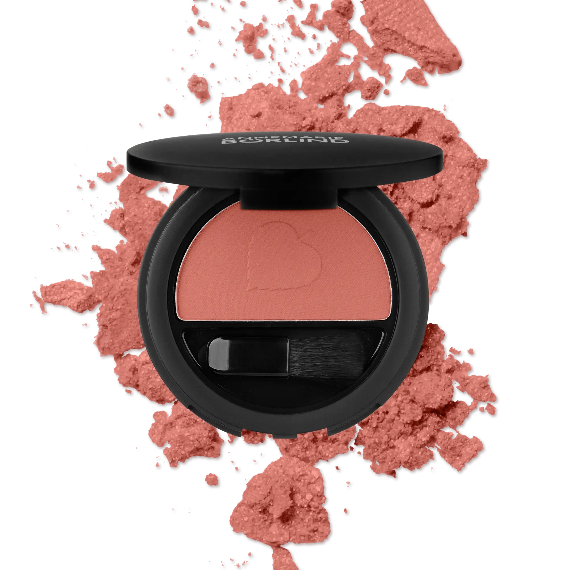 ANNEMARIE BÖRLIND Puderrouge Raspberry Delight mit Apfel-Prägung und integriertem Pinsel