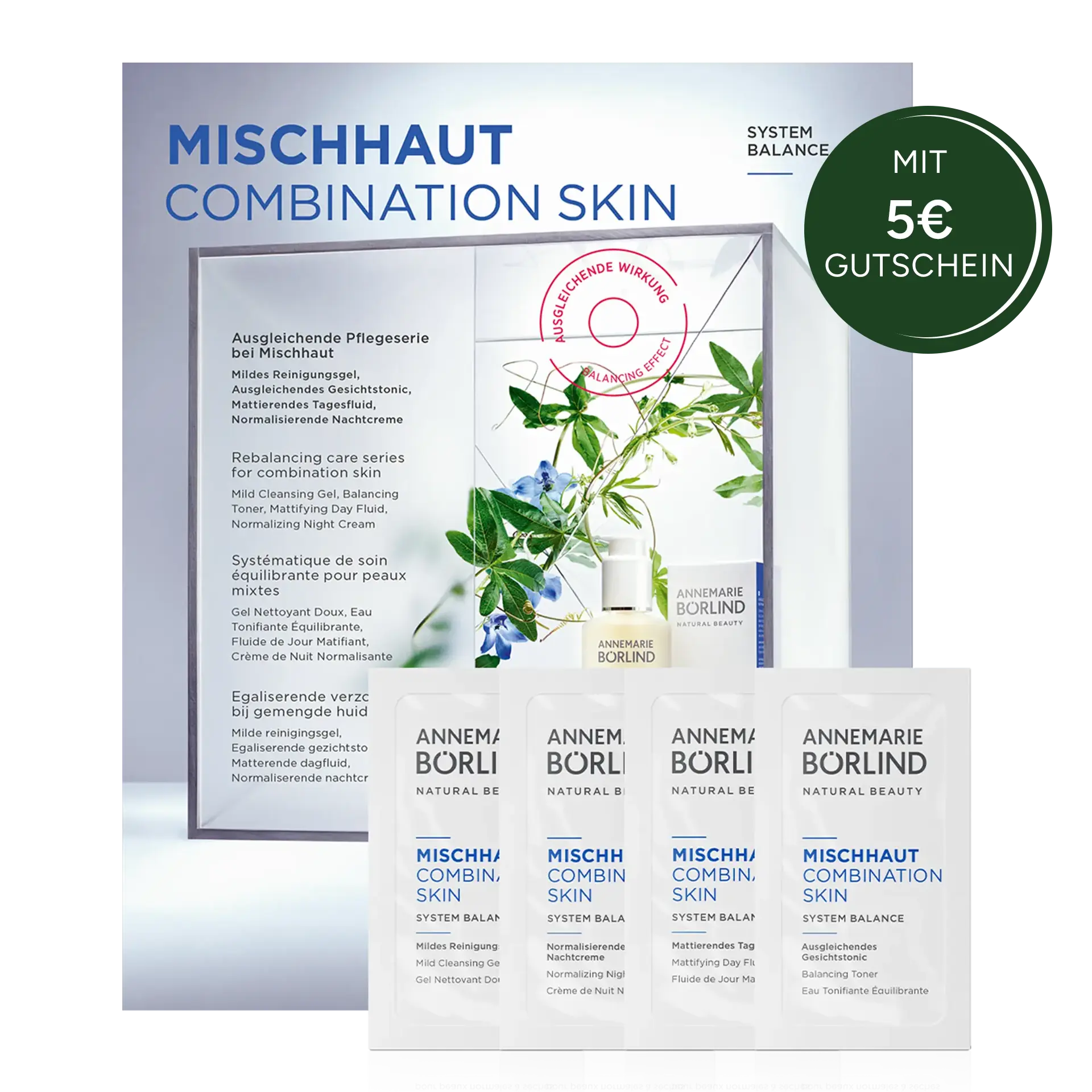 MISCHHAUT Serie Sachets vor Testmusterkarte