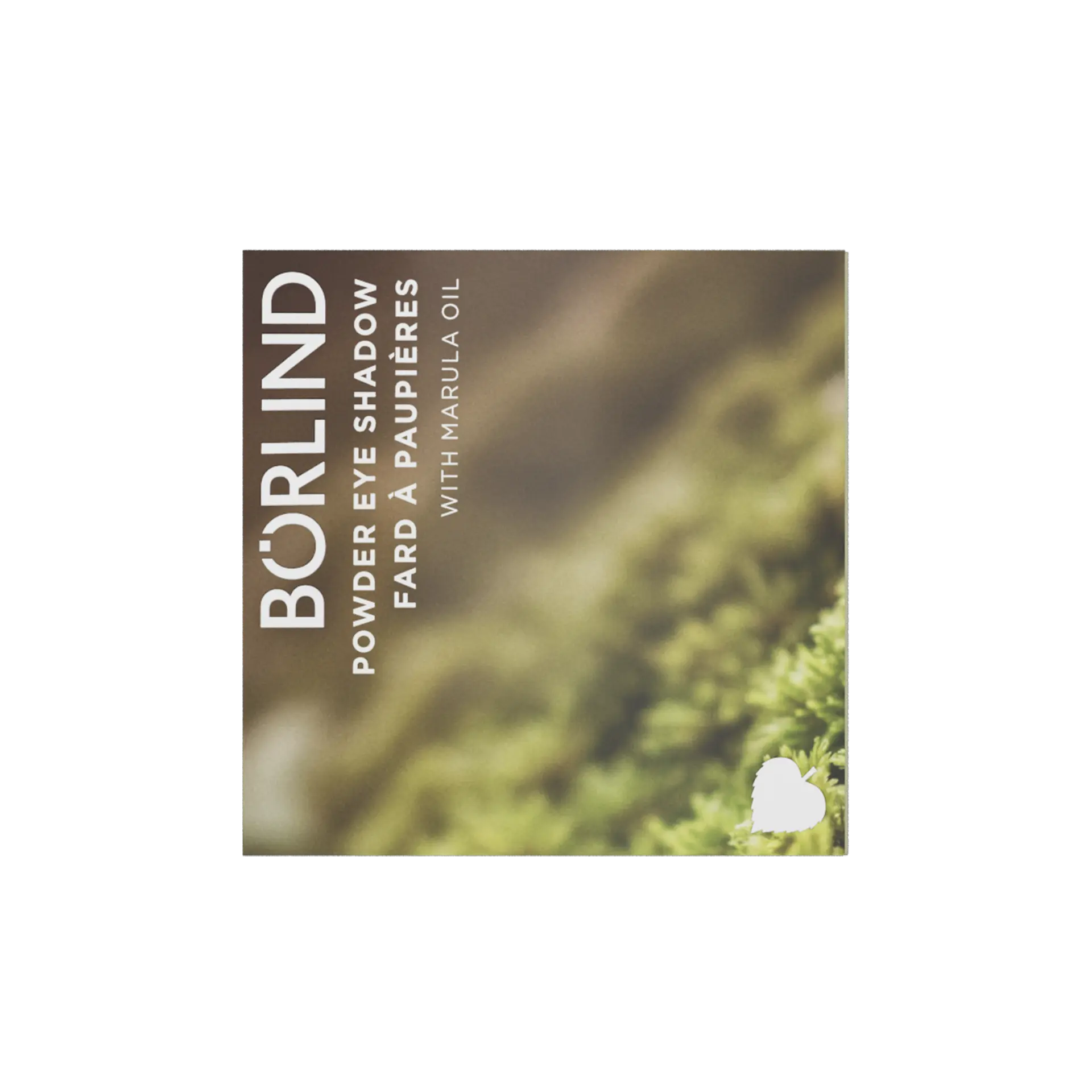 ANNEMARIE BÖRLINDDUO EYE SHADOW Faltschachtel in grün braun Tönen