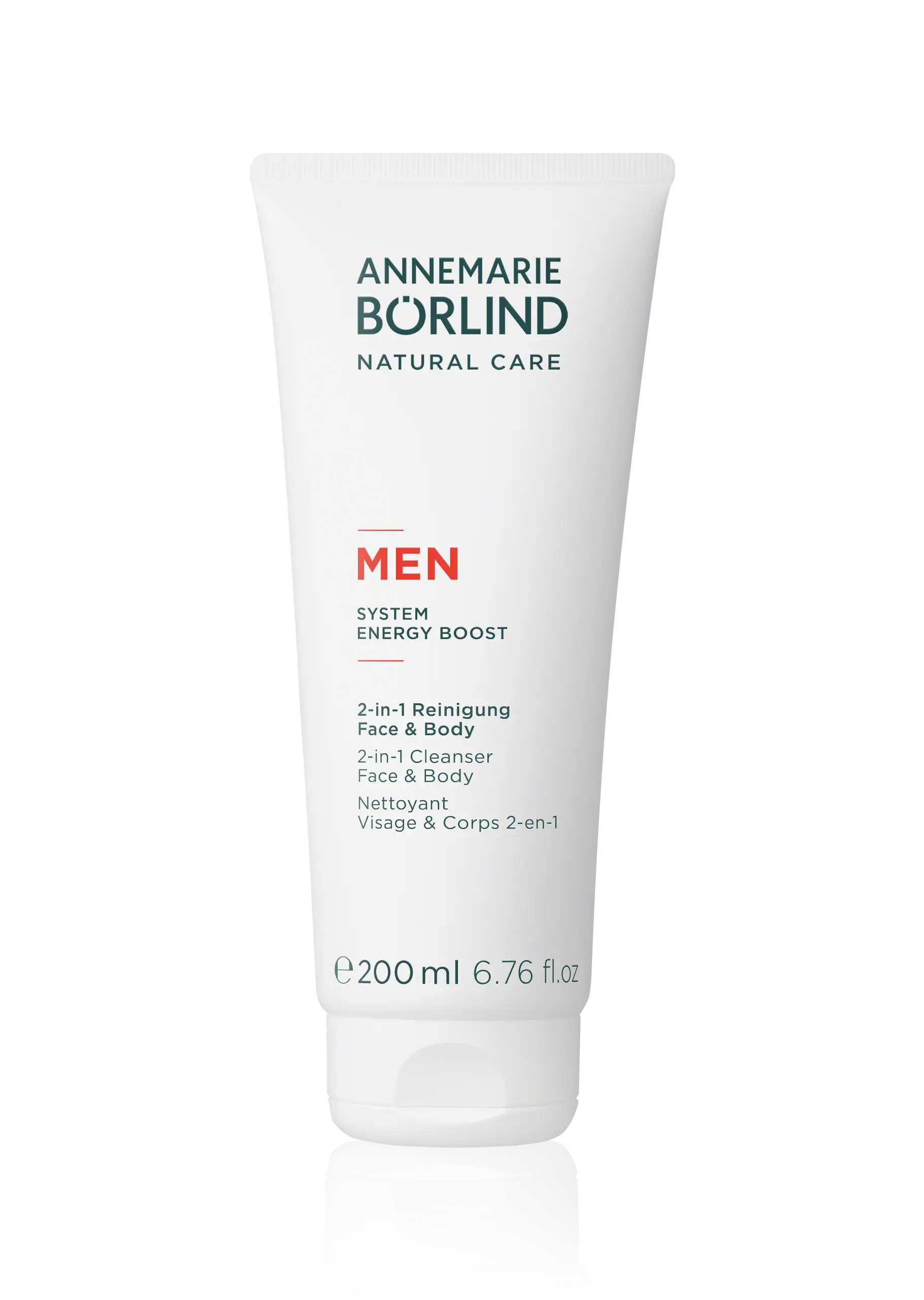 ANNEMARIE BÖRLIND MEN 2-in-1 Reinigung für Gesicht und Körper, 200 ml Tube