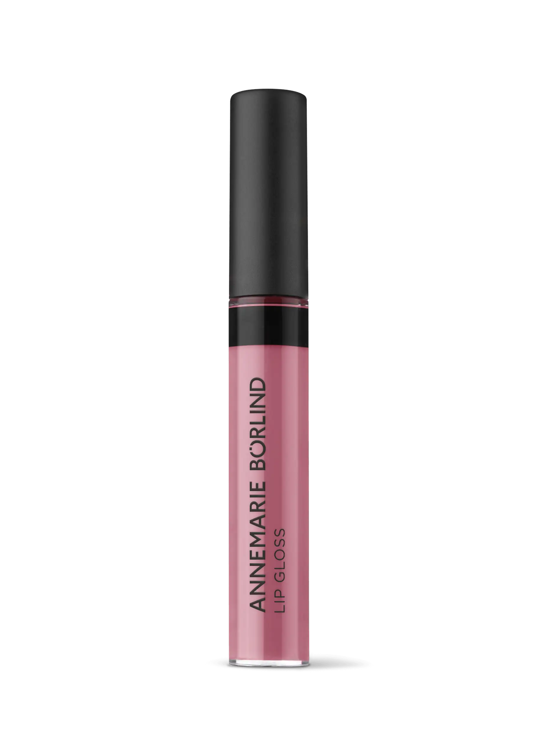 ANNEMARIE BÖRLIND Lip Gloss in rosa, 9 ml, mit schwarzem Schraubverschluss