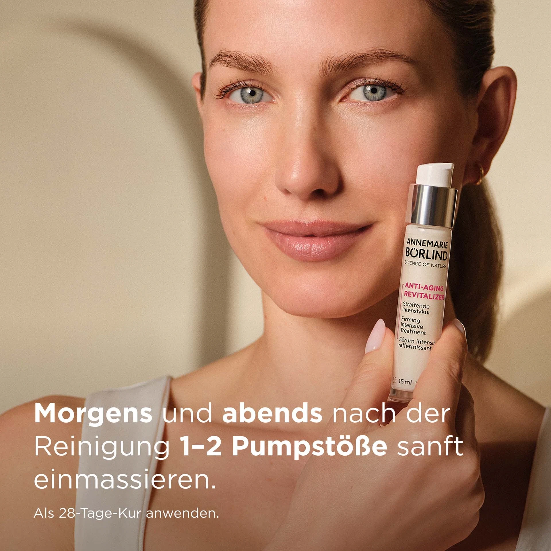 ANTI-AGING REVITALIZER Anwendung mit Beschreibung