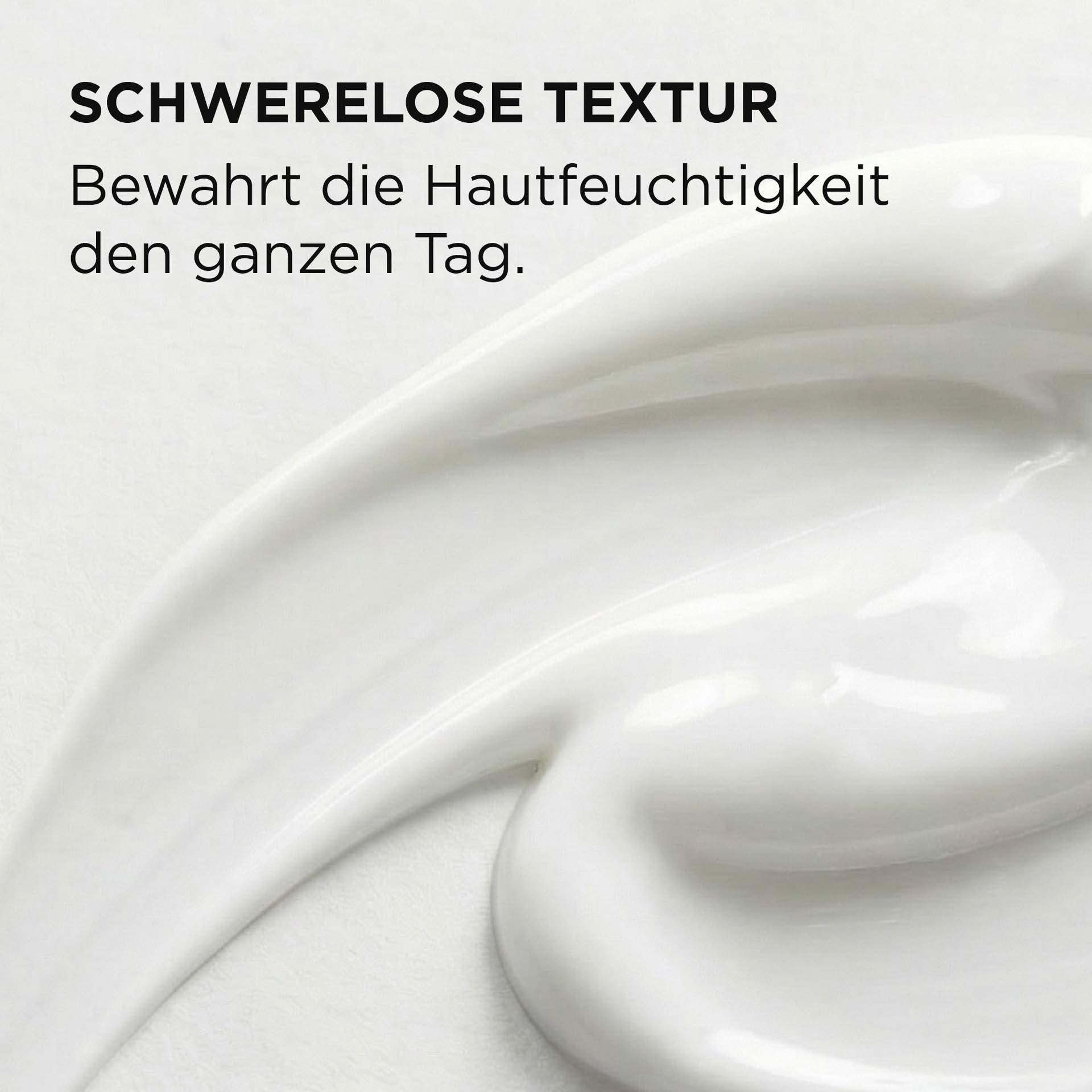Cremige, helle Textur der ABSOLUTE Tagescreme LIGHT von ANNEMARIE BÖRLIND mit Beschreibung