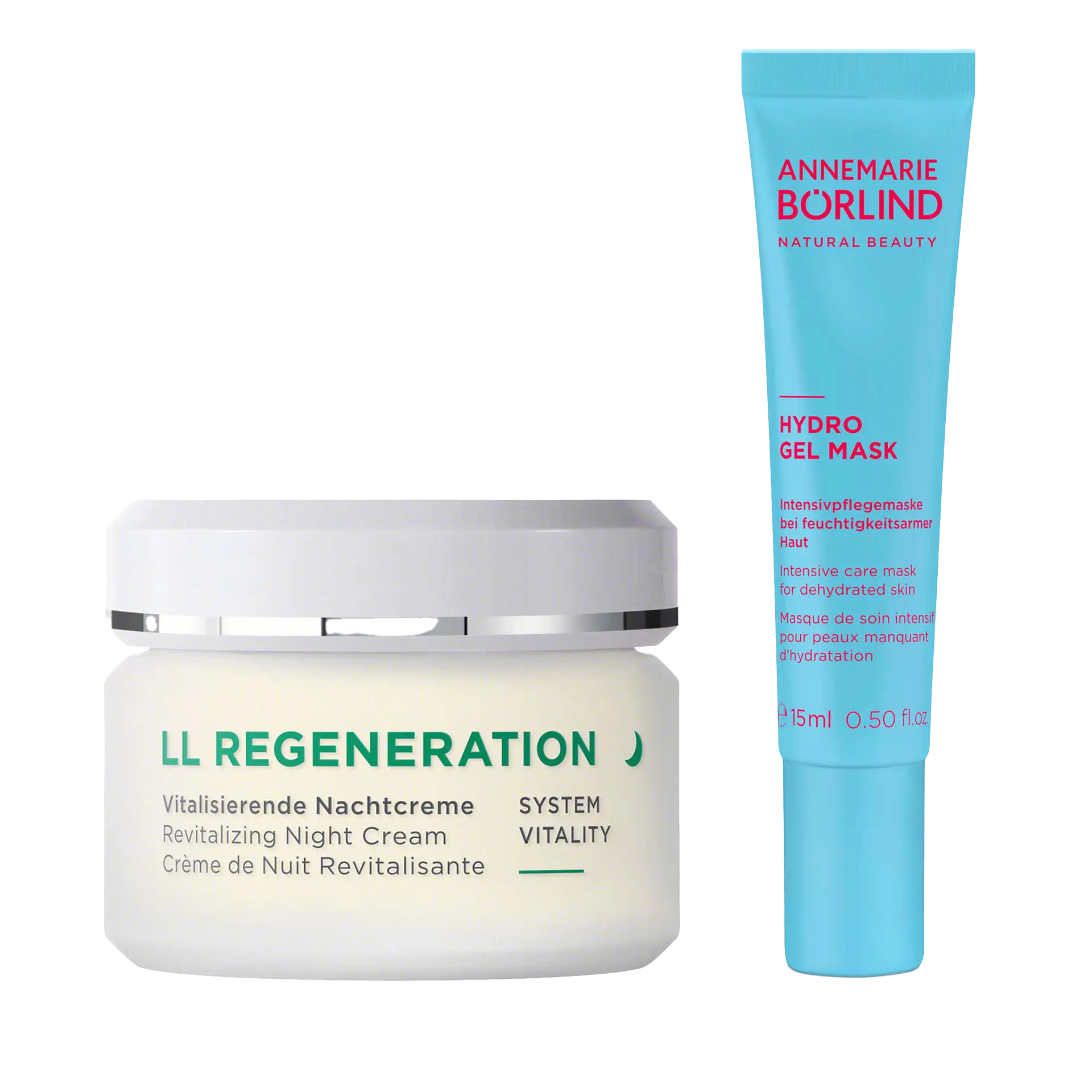 LL REGENERATION WINTER RECOVERY SET NIGHT mit Nachtcreme 50 ml und Hydro Gel Mask 15 ml