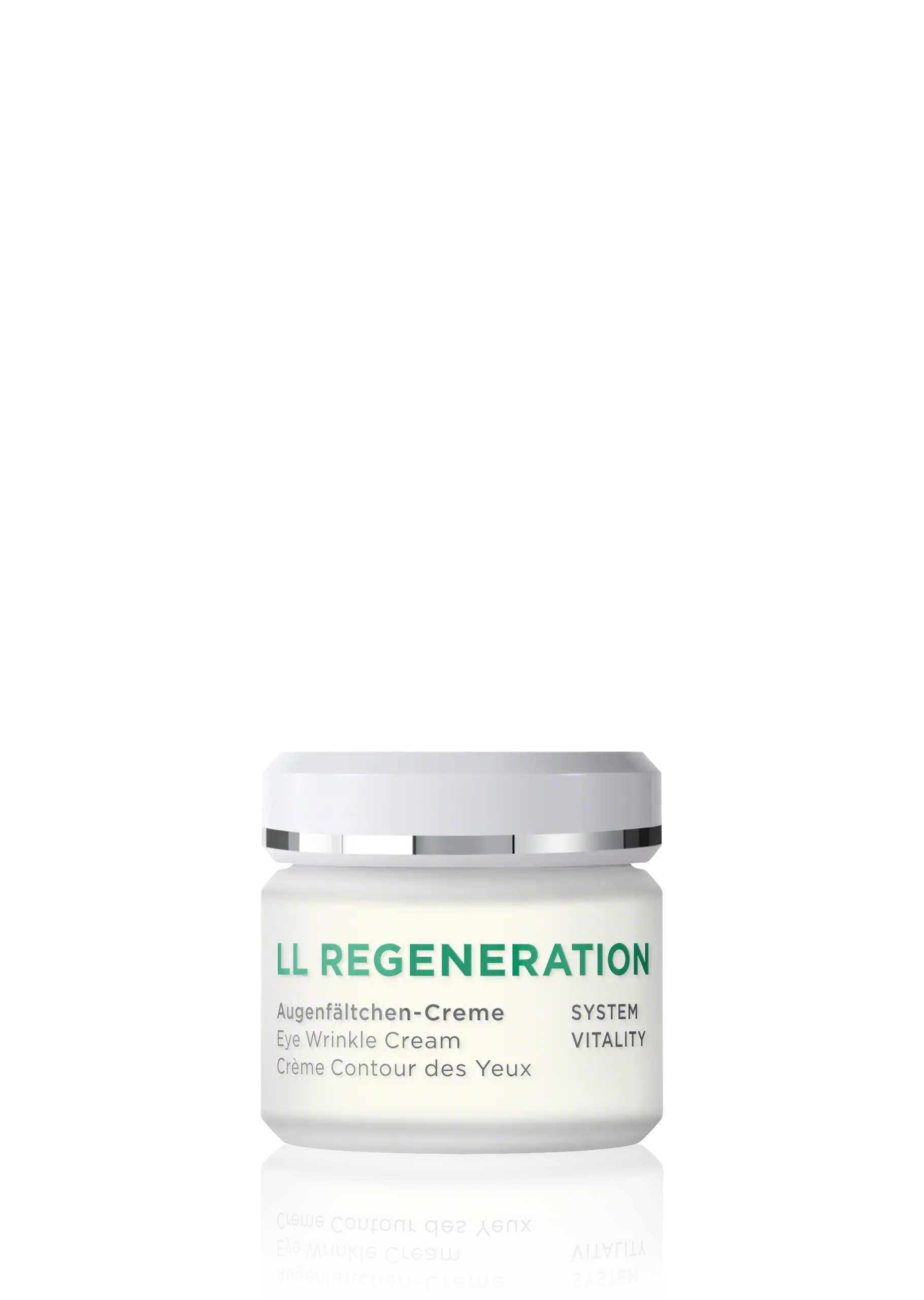 LL REGENERATION Augenfältchen-Creme im 30-ml-Tiegel, Pflege zur Minderung feiner Linien um die Augen