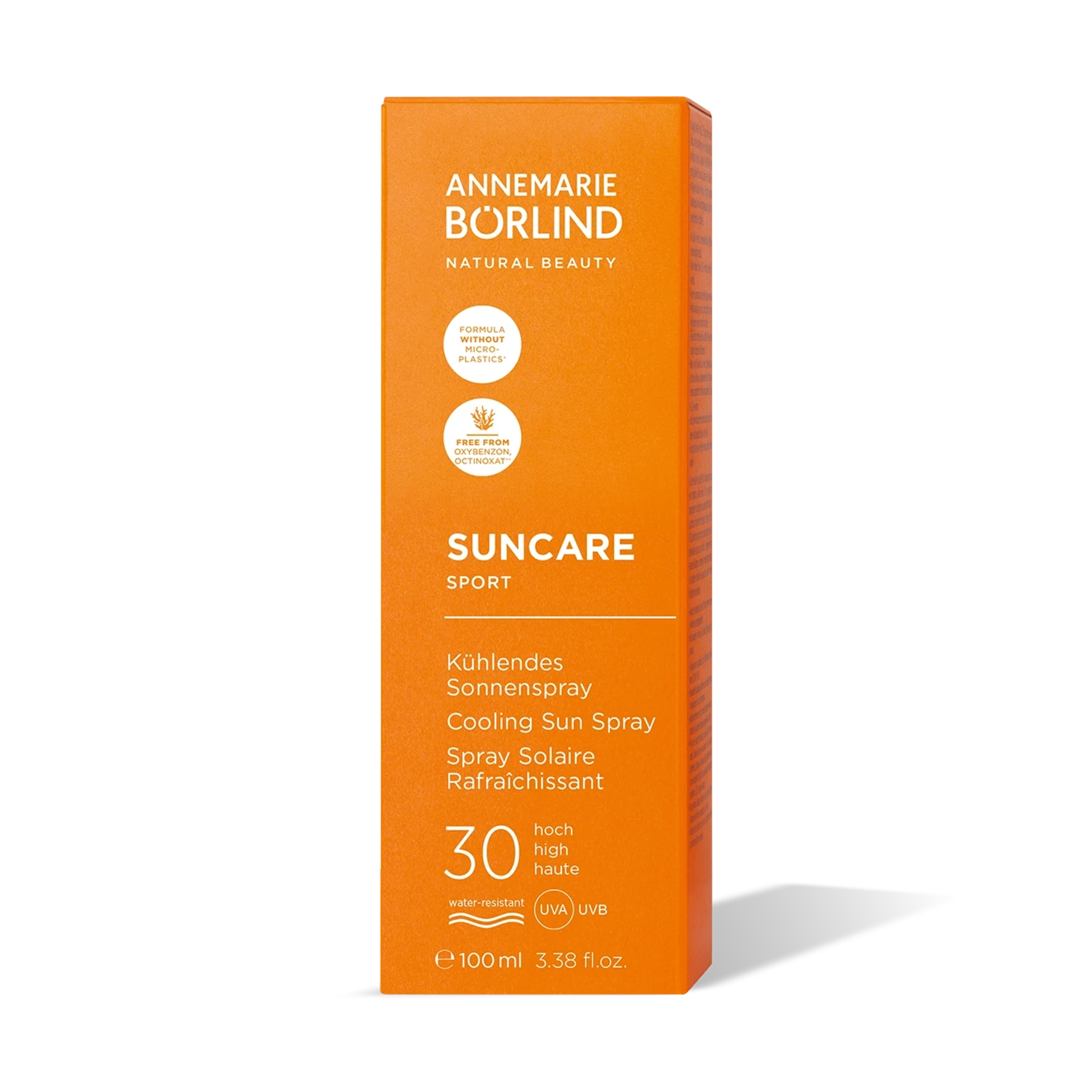 ANNEMARIE BÖRLIND Suncare Sport kühlendes Sonnenspray LSF 30, 100 ml, wasserfest