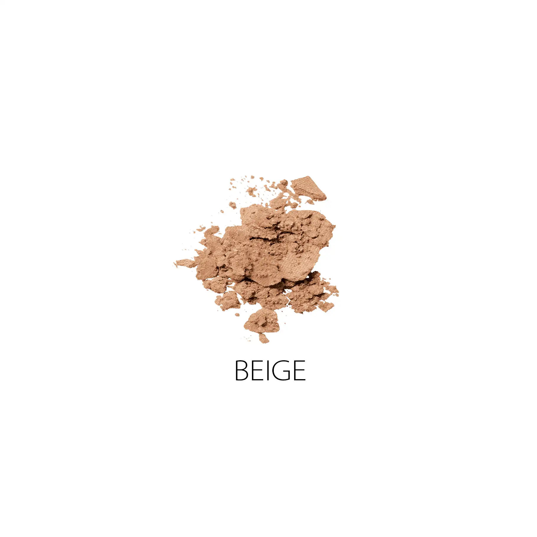 ANNEMARIE BÖRLIND Make-up Teint Compact Powder in Beige als lose Pudertextur auf weißem Hintergrund