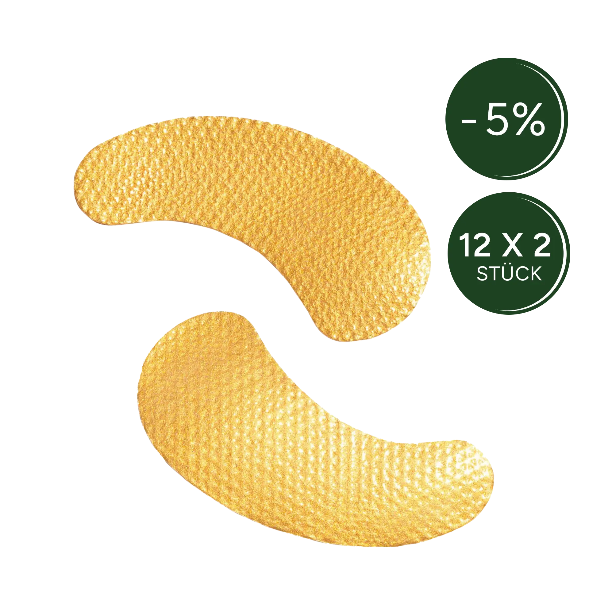 ANTI-AGING AUGENPADS GOLD Sachet mit Badge 12x2 Stück
