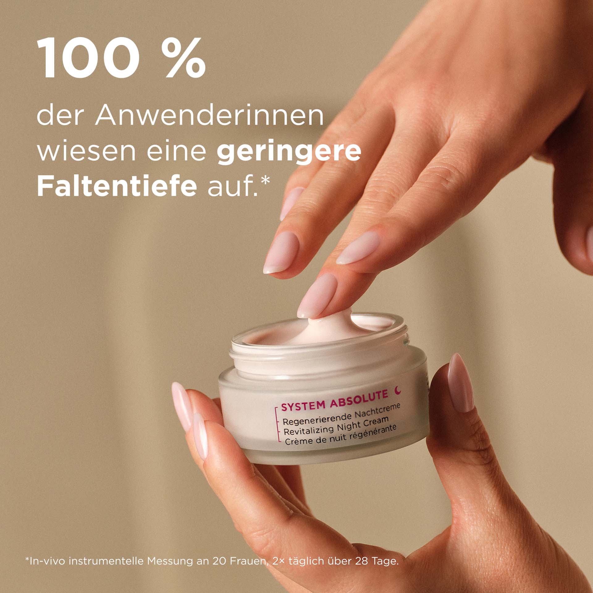 SYSTEM ABSOLUTE Regenrierende Nachtcreme Wirksamkeit mit Beschreibung