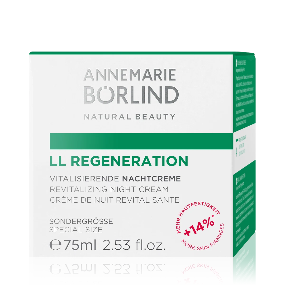 ANNEMARIE BÖRLIND LL REGENERATION vitalisierende Nachtcreme 75 ml mit 14 % mehr Hautfestigkeit