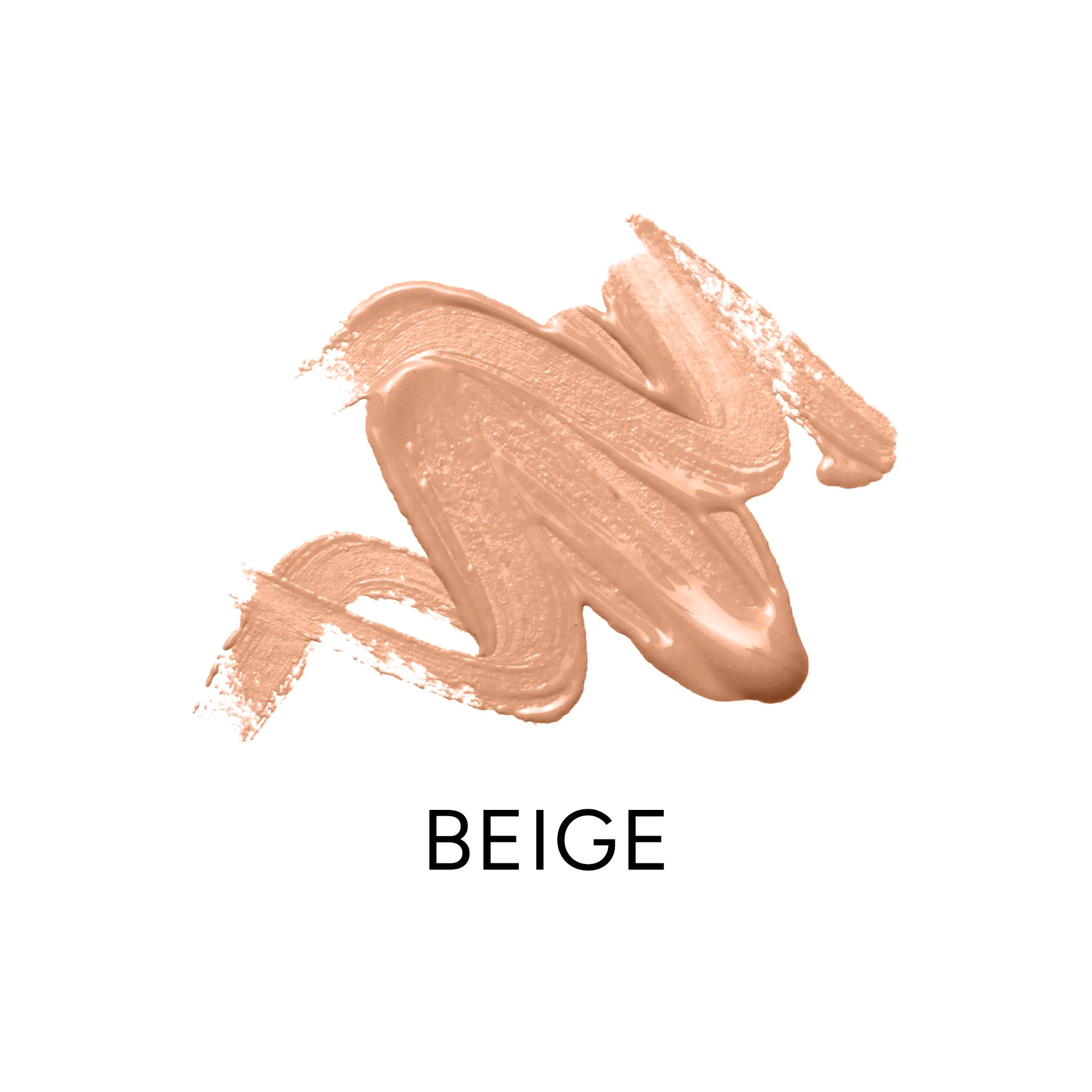 ANNEMARIE BÖRLIND Anti-Aging Make-up in Beige als Pinselstrich auf weißem Hintergrund