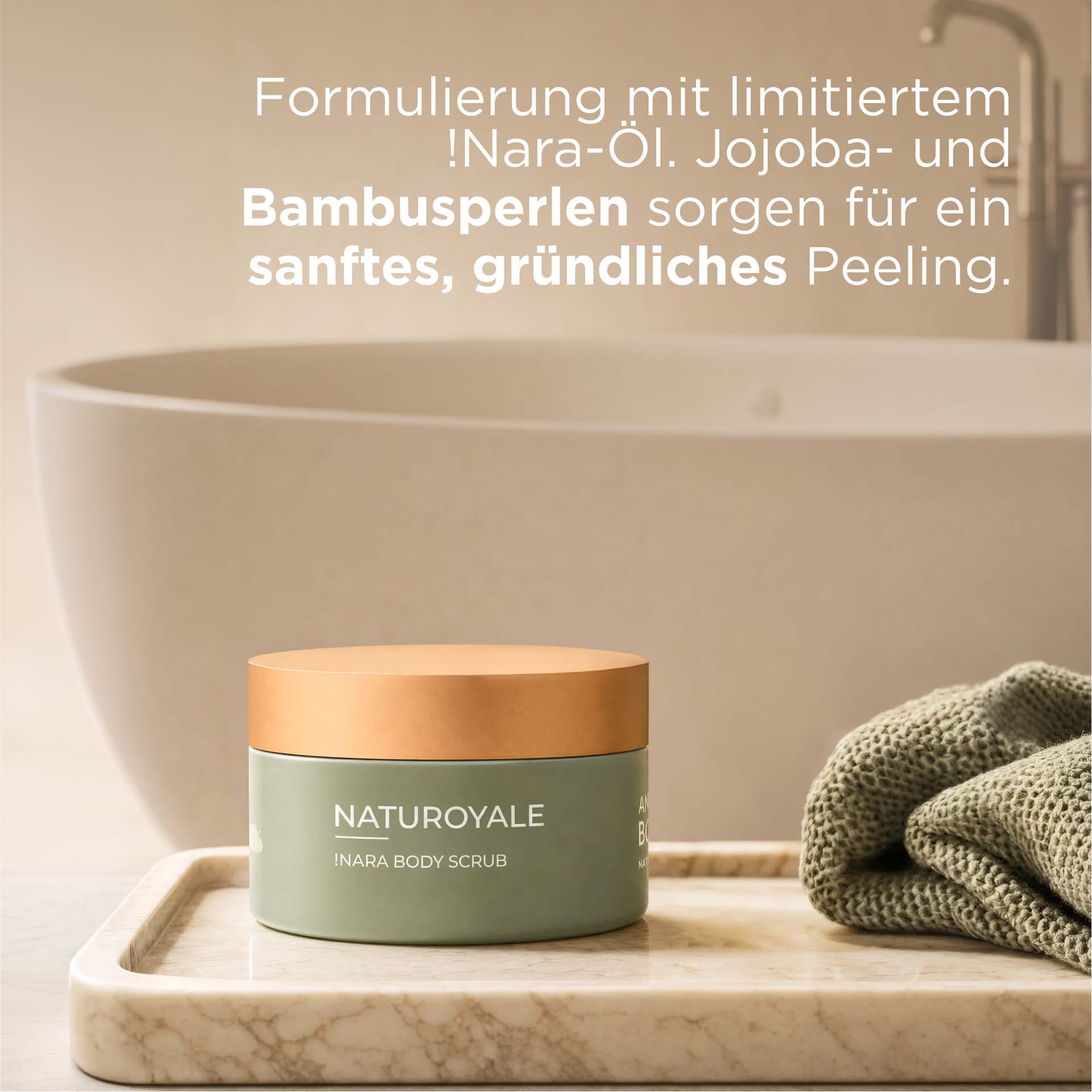 NATUROYALE BODY SCRUB 250ml Tiegel USP mit Beschreibung