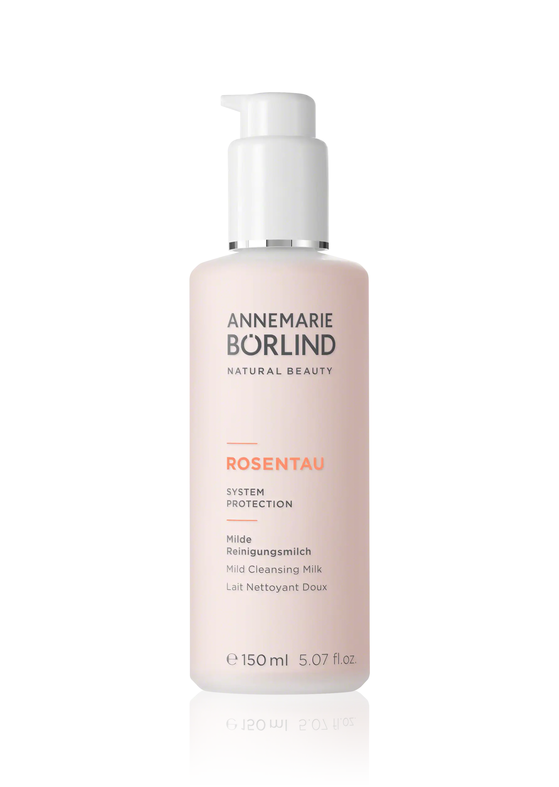 ANNEMARIE BÖRLIND ROSENTAU milde Reinigungsmilch im 150-ml-Spender mit Pumpspender