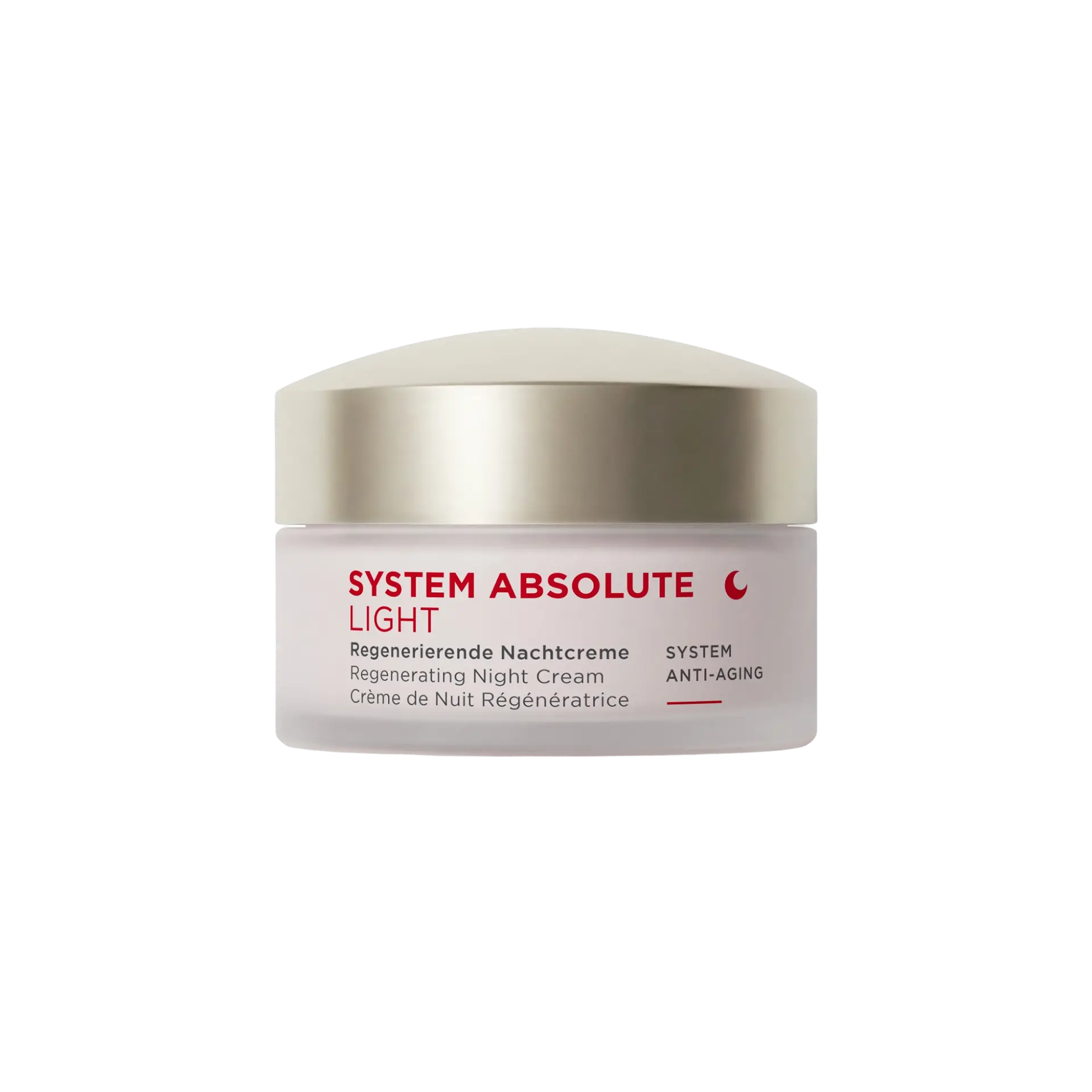 SYSTEM ABSOLUTE LIGHT regenerierende Nachtcreme im 50-ml-Tiegel mit goldfarbenem Deckel