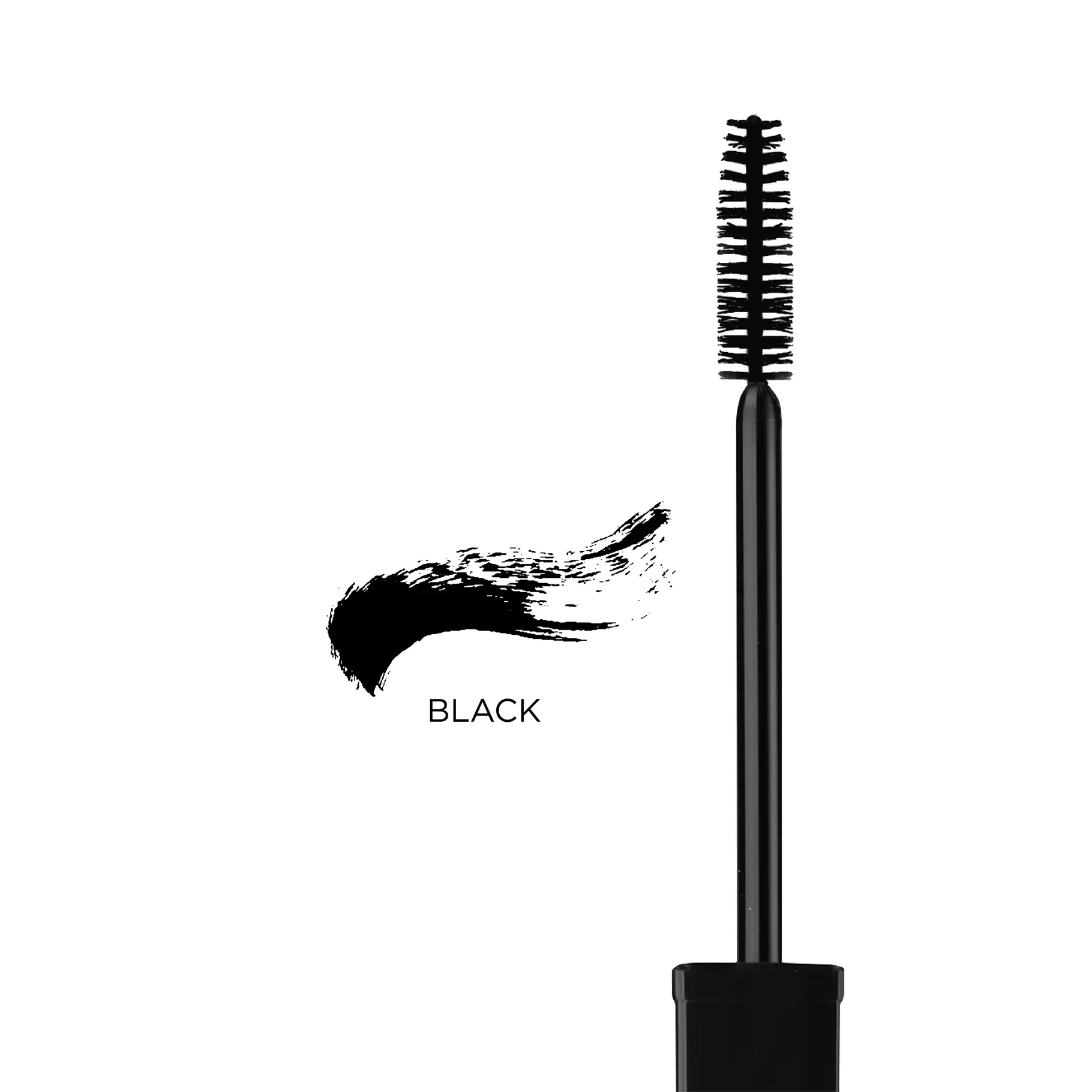 ANNEMARIE BÖRLIND Long Lasting Volume Mascara in Schwarz mit Bürste und Farbmuster