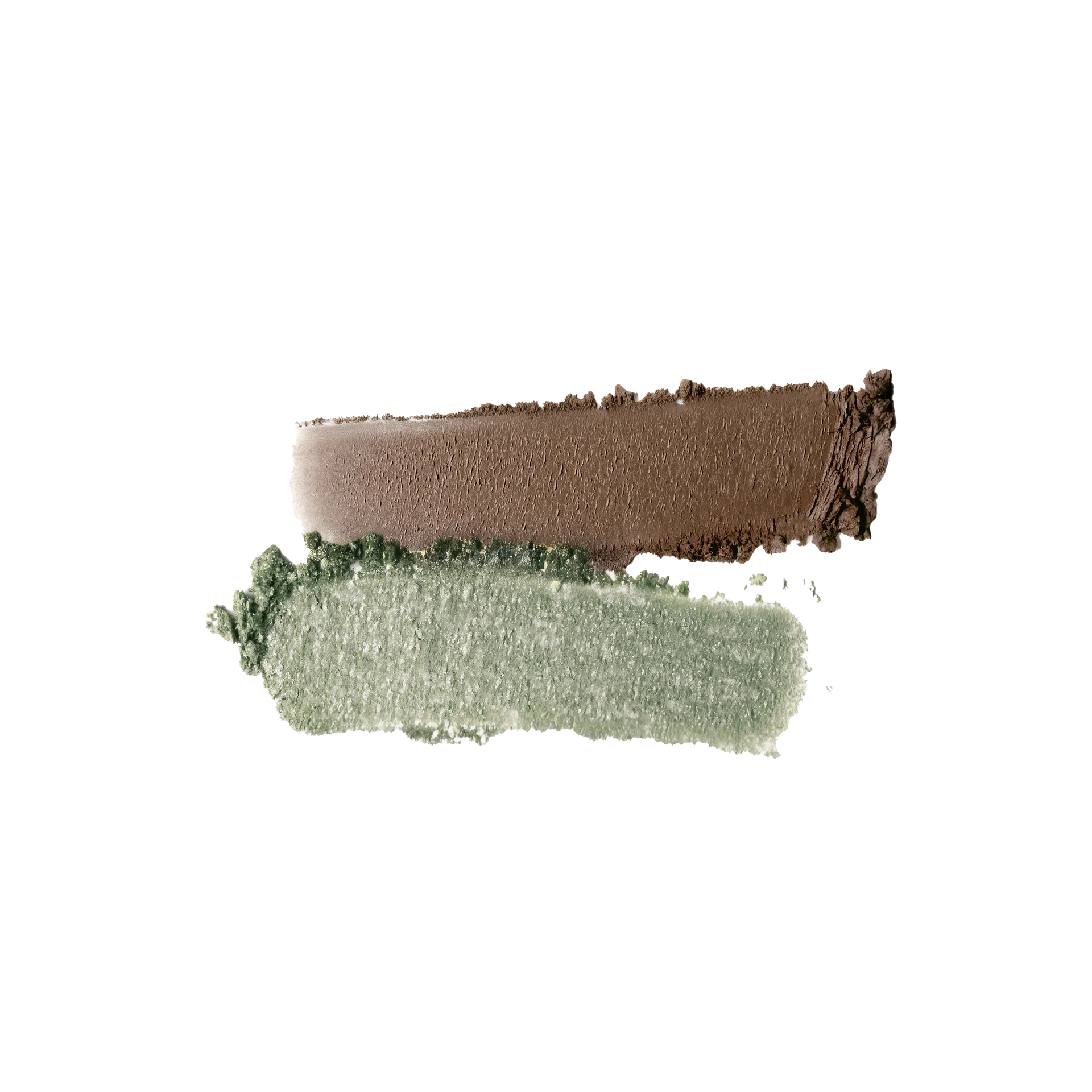 NNEMARIE BÖRLIND DUO EYE SHADOW Textur in hellgrün und braun