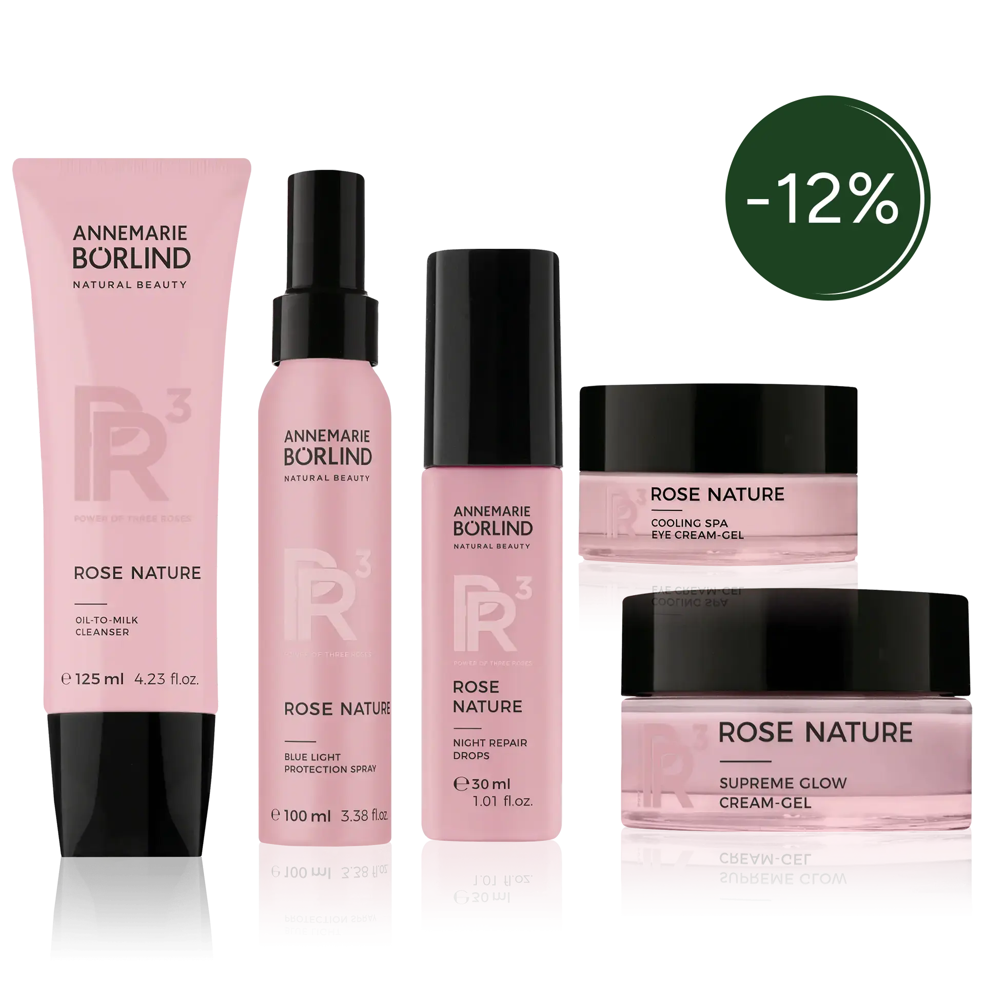 ROSE NATURE Pflegeset mit 12% Badge
