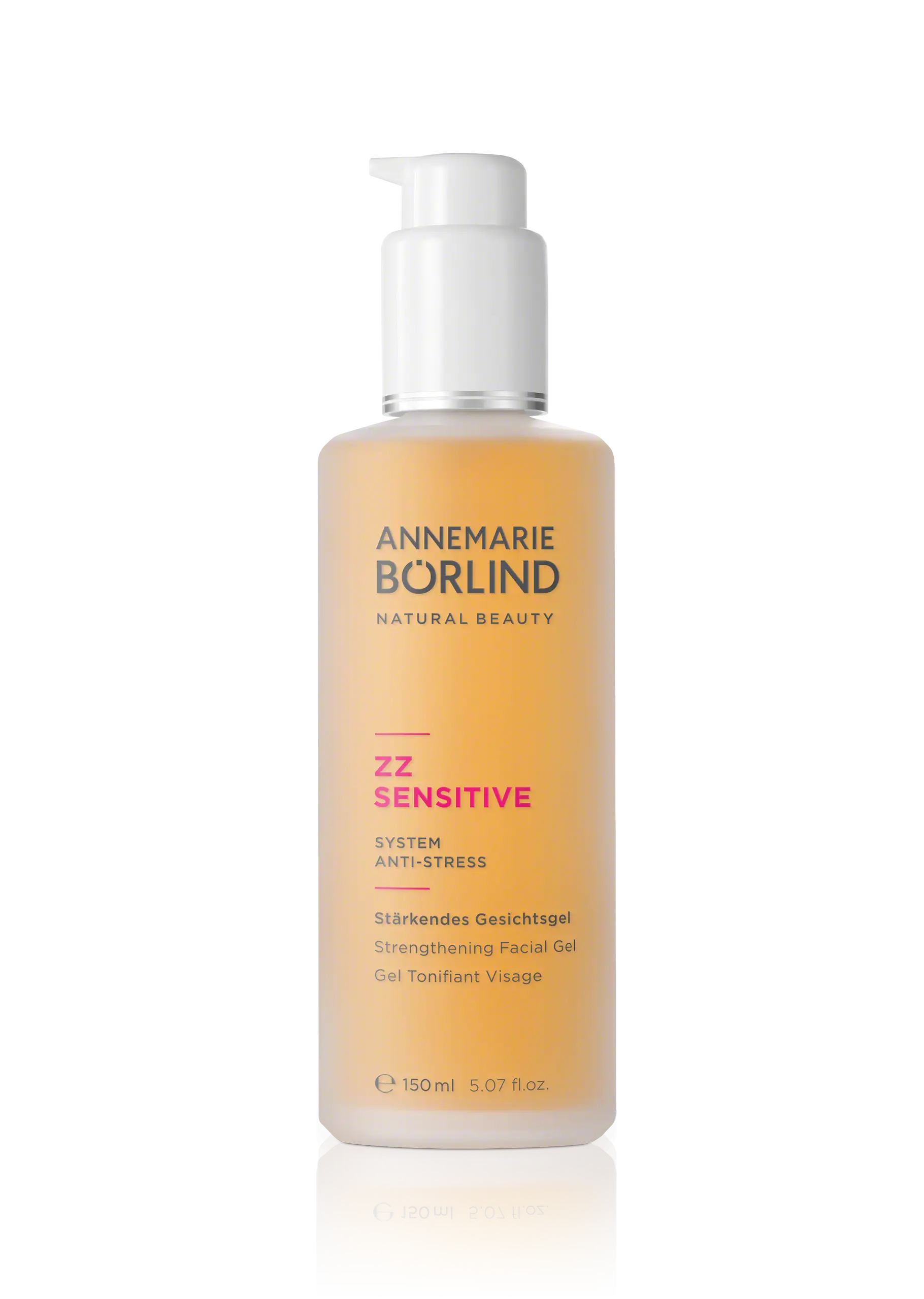 ANNEMARIE BÖRLIND ZZ SENSITIVE Stärkendes Gesichtsgel in 150 ml Flasche mit Pumpspender