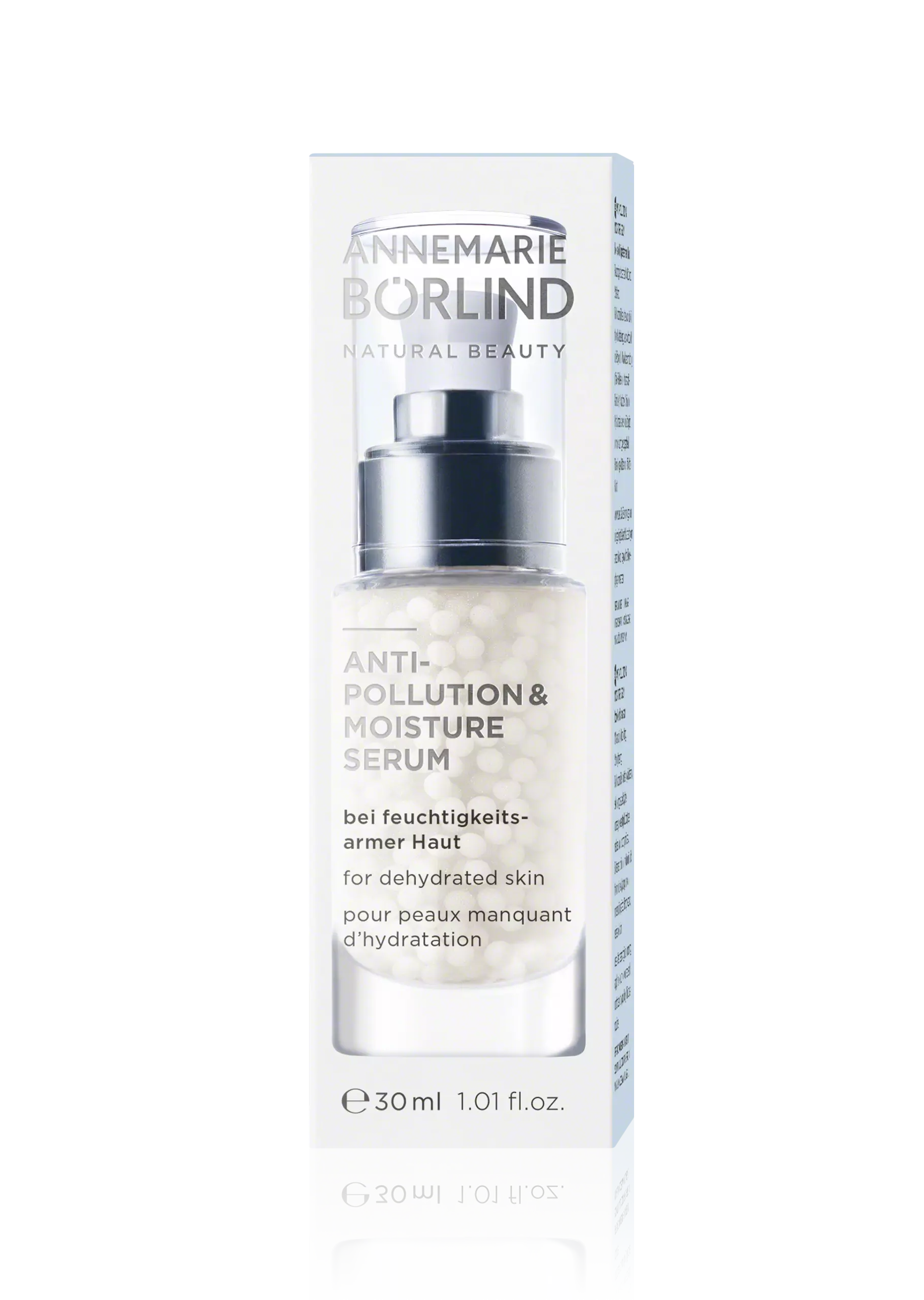 ANNEMARIE BÖRLIND Anti-Pollution & Moisture Serum 30 ml für feuchtigkeitsarme Haut in Glasflasche