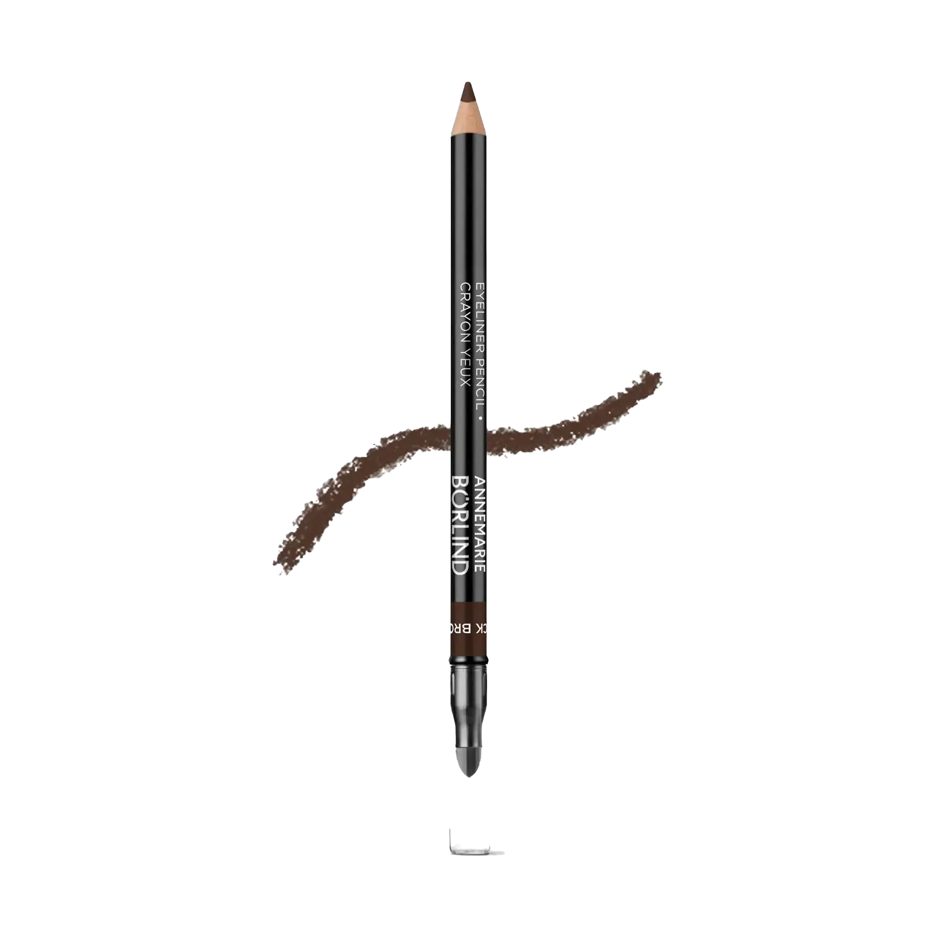 ANNEMARIE BÖRLIND Eyeliner Pencil in Dunkelbraun mit integriertem Schwämmchen zum Verblenden