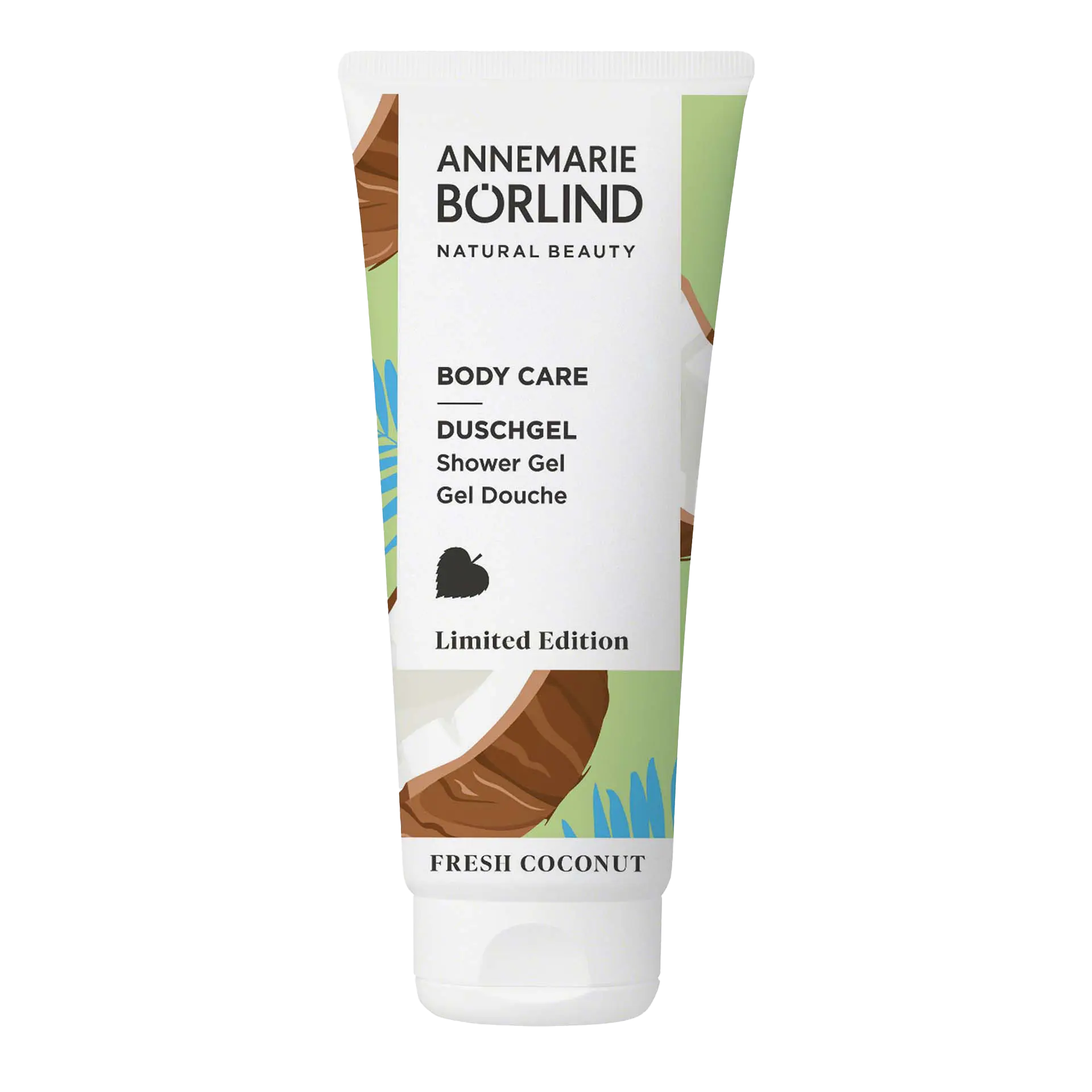 BODY CARE Duschgel Fresh Coconut in Tube mit sommerlichem Design