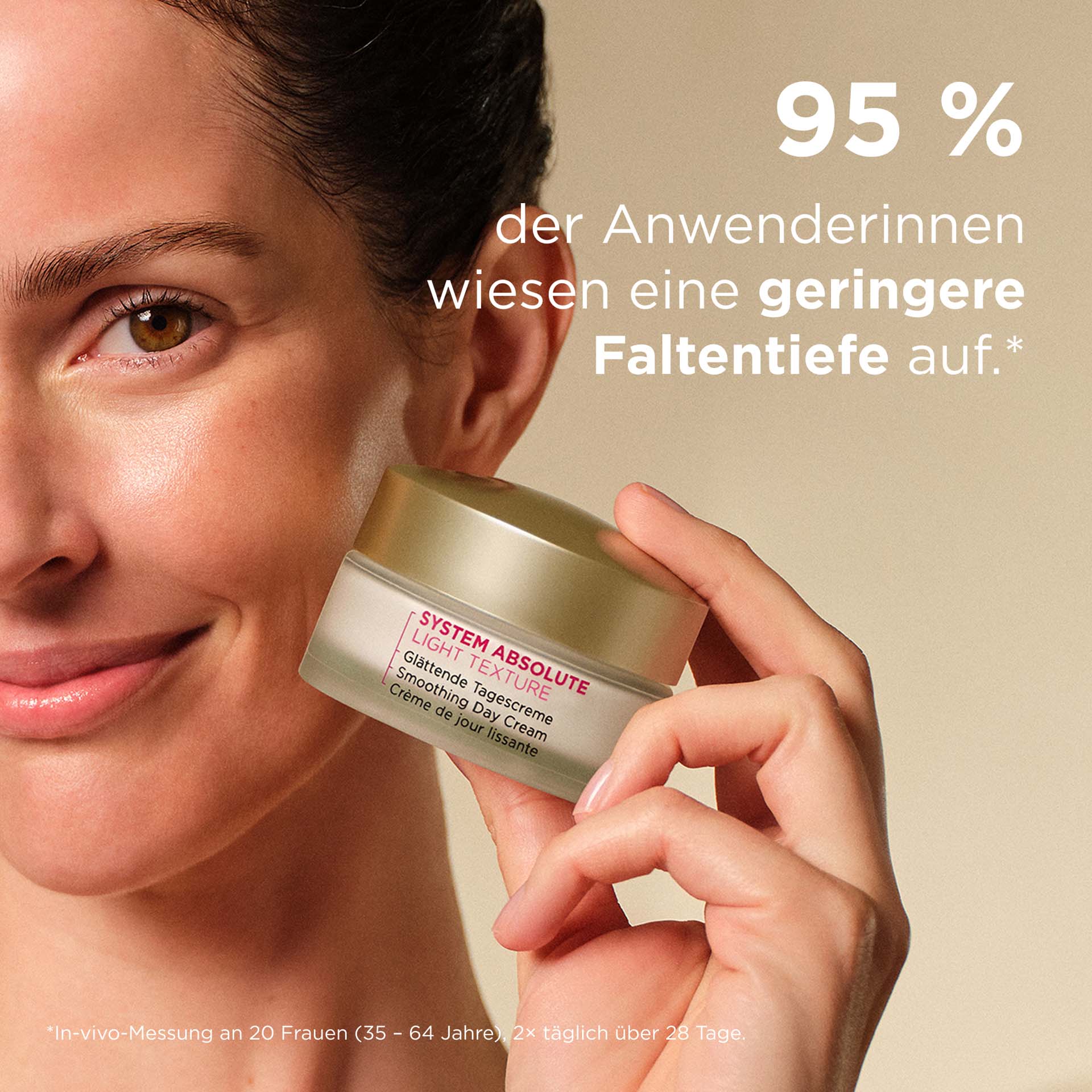 SYSTEM ABSOLUTE Glättende Tagescreme Light Wirksamkeit mit Beschreibung