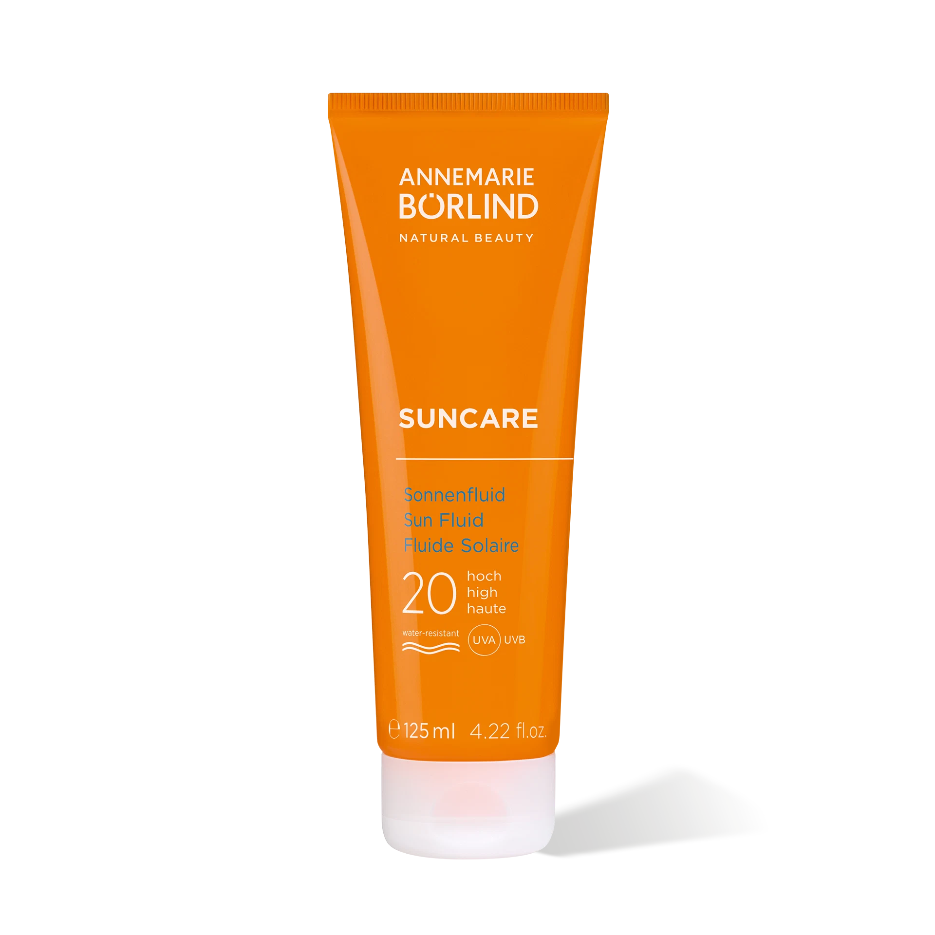 ANNEMARIE BÖRLIND Suncare Sonnenfluid SPF 20, wasserresistent, 125 ml Tube