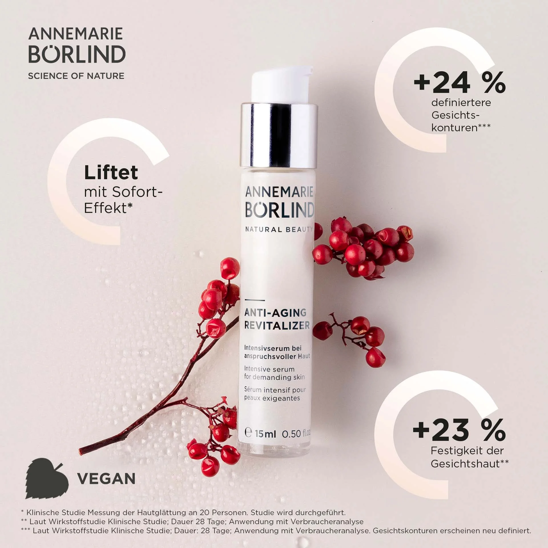 Anti Aging Revitalizer vor Wirkstoff mit USPs DE