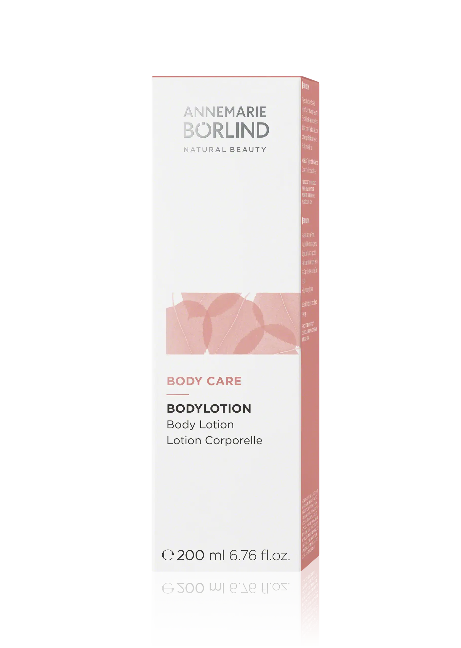 ANNEMARIE BÖRLIND Body Care Bodylotion 200 ml in weißer Faltschachtel mit rosa Akzenten