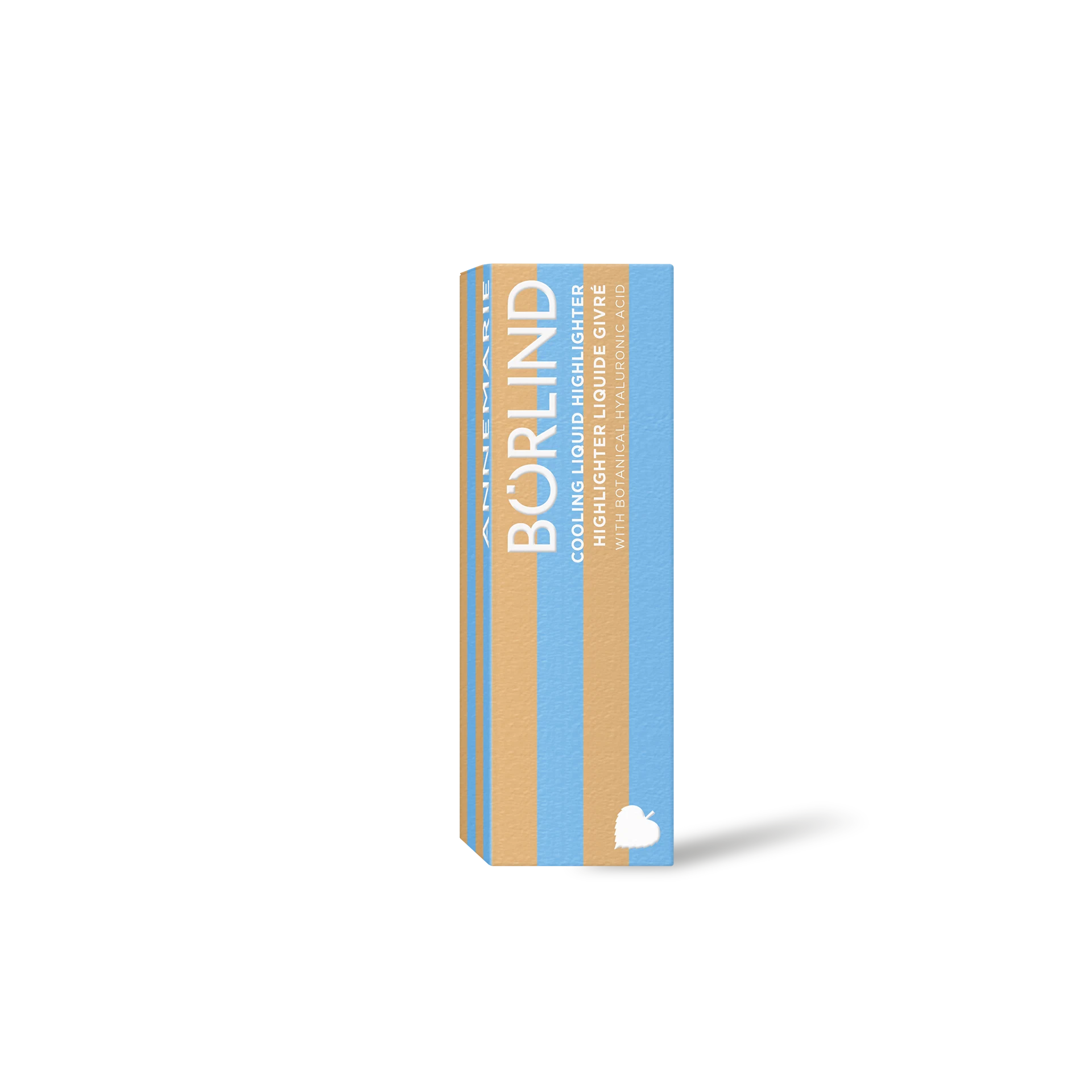 ANNEMARIE BÖRLIND Cooling Liquid Highlighter mit botanischer Hyaluronsäure in blauer und beiger Verpackung