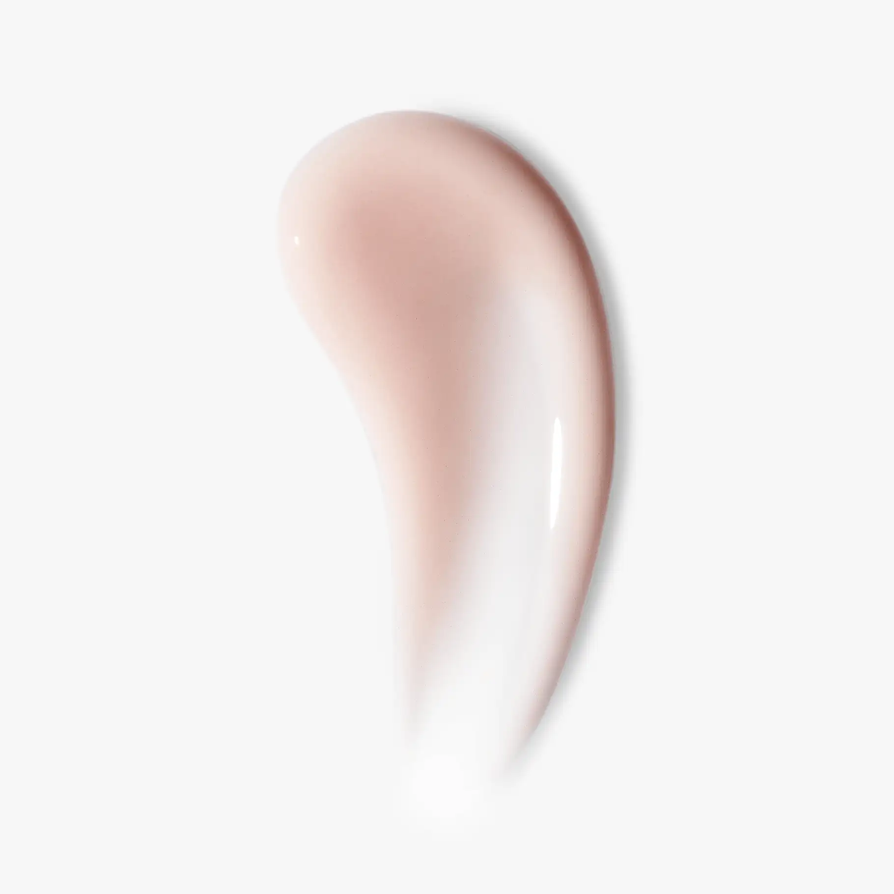 NATUCOLLAGEN Gesichtsfluid mit leichter, cremiger Textur in zartem Rosé auf weißem Hintergrund