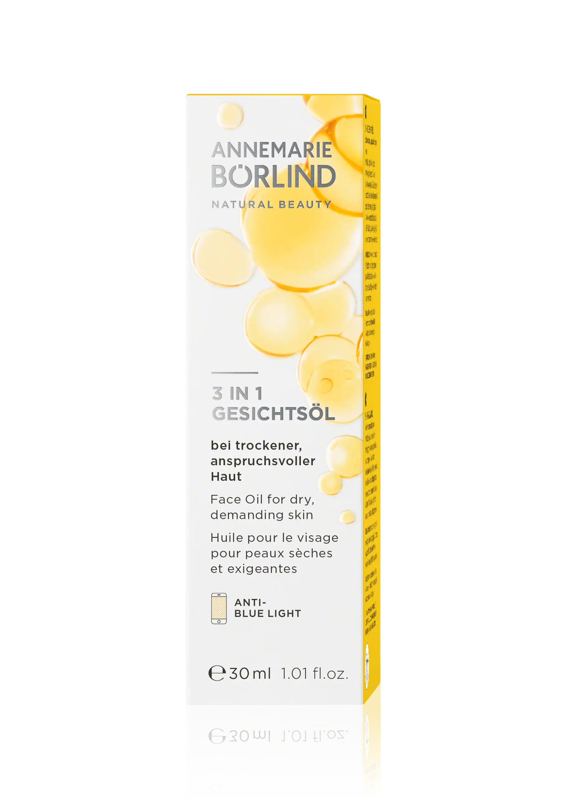 ANNEMARIE BÖRLIND 3 IN 1 GESICHTSÖL für trockene, anspruchsvolle Haut, 30 ml, Anti-Blue Light