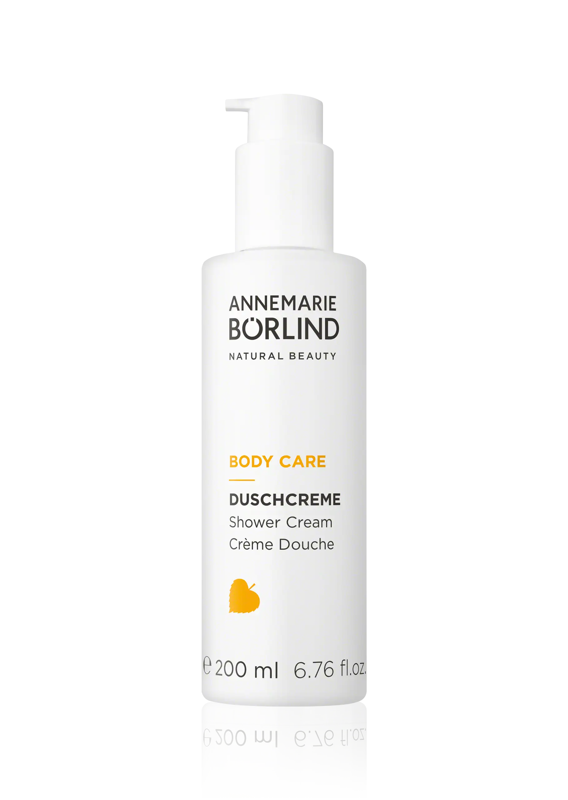 ANNEMARIE BÖRLIND Body Care Duschcreme im 200-ml-Spender mit Pumpspender, weißes Design