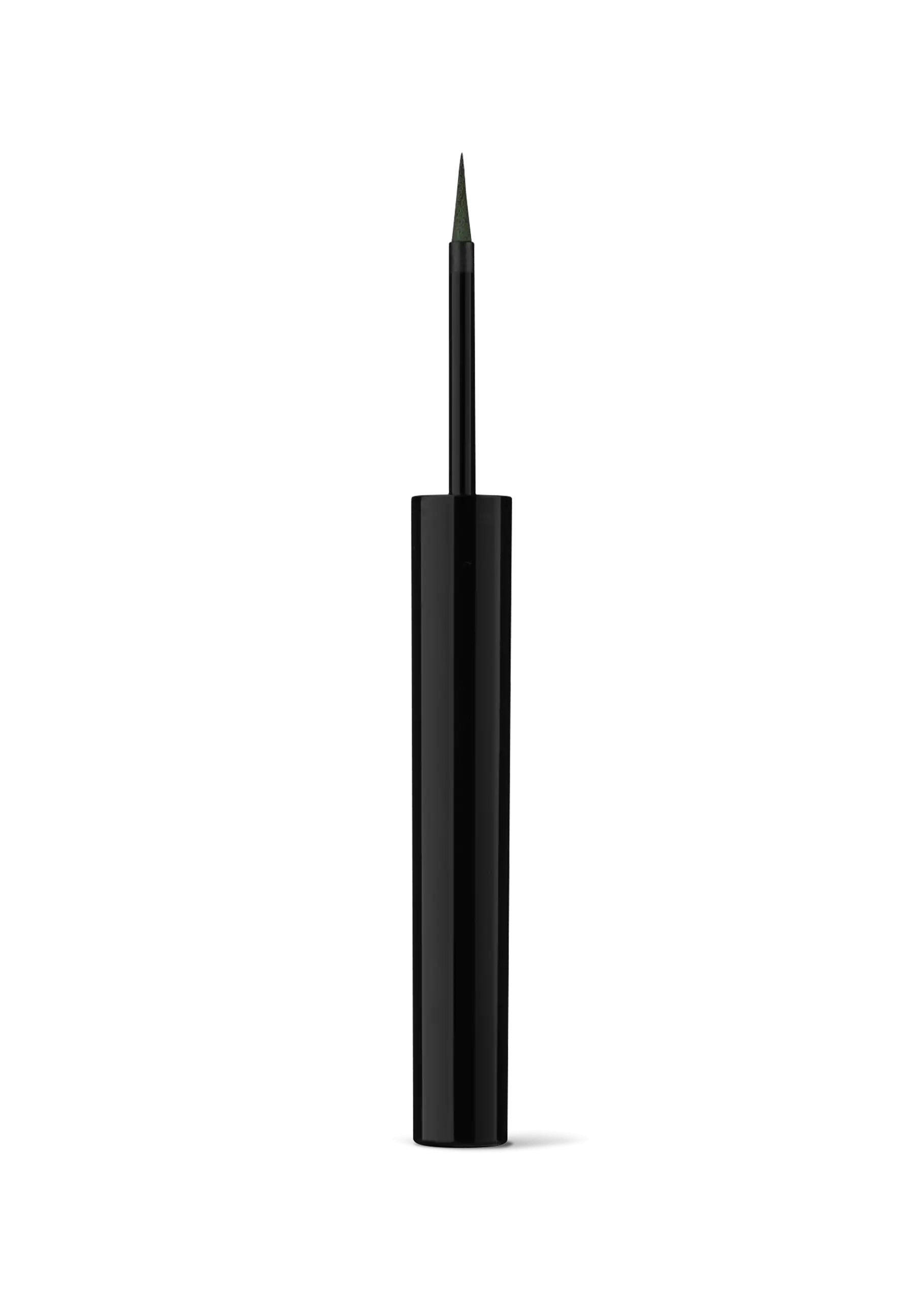 ANNEMARIE BÖRLIND Liquid Eyeliner in Schwarz mit feiner Pinselspitze, geöffnet und aufrecht stehend