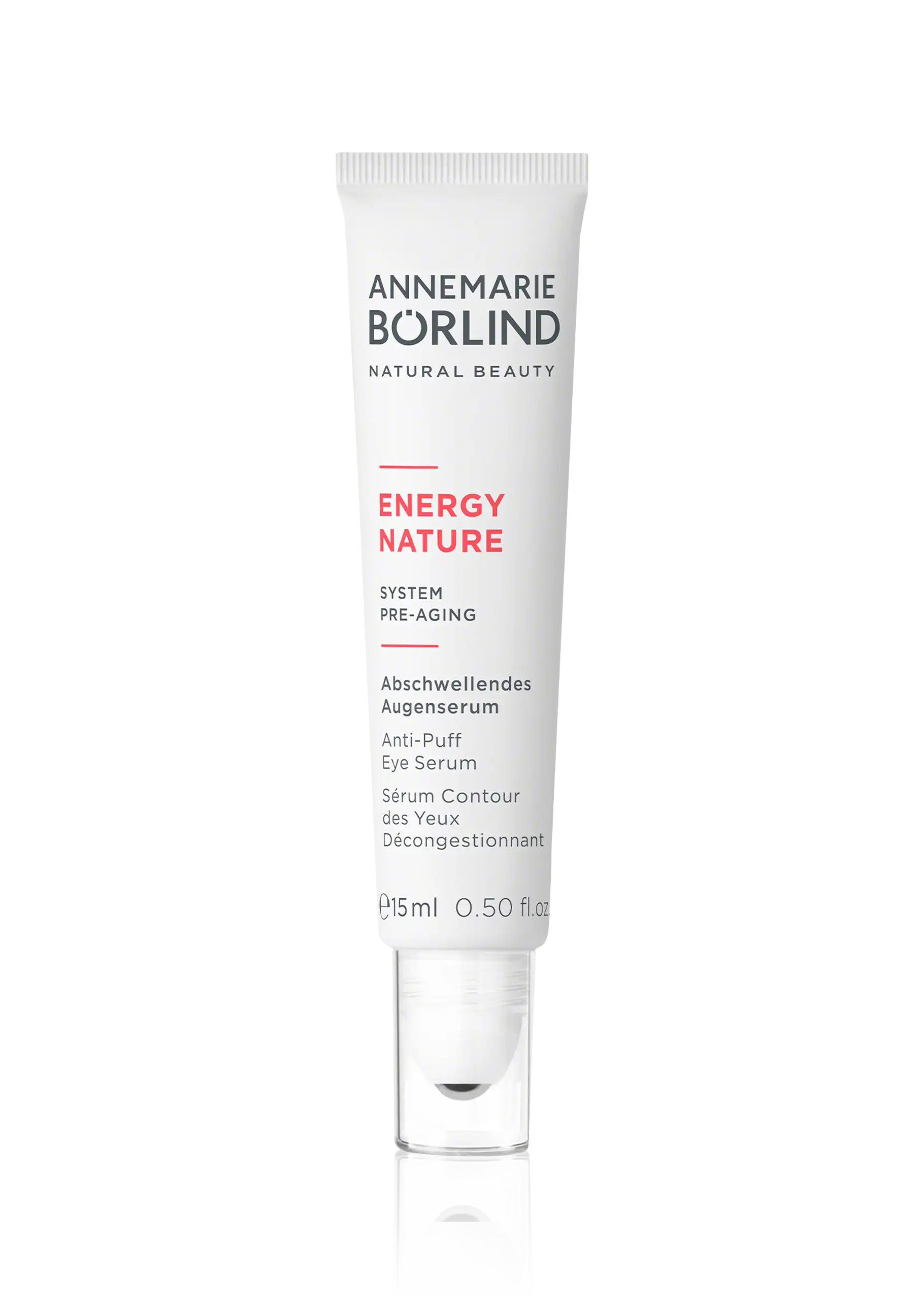 ANNEMARIE BÖRLIND ENERGY NATURE Abschwellendes Augenserum mit Roller, 15 ml Tube