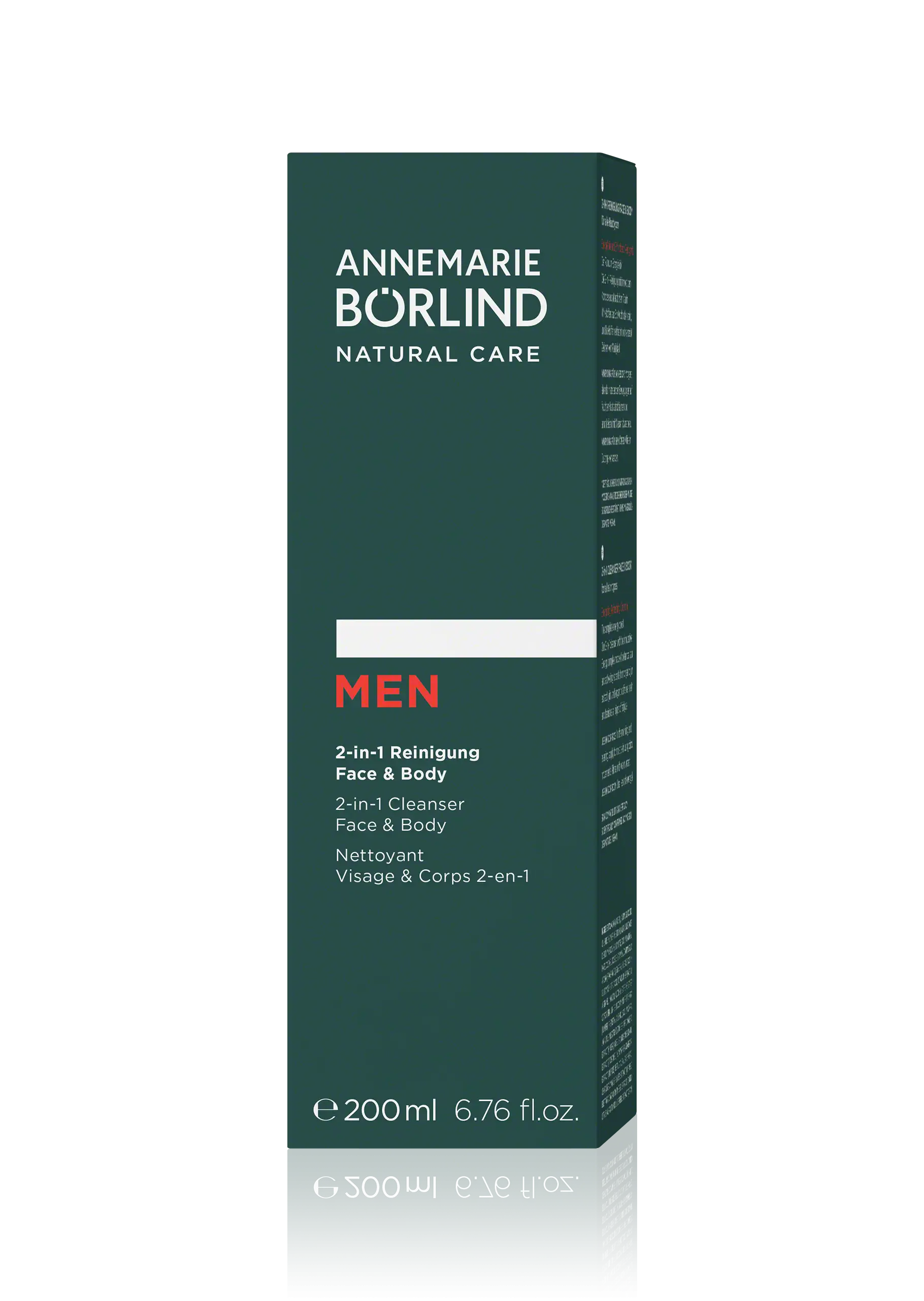 ANNEMARIE BÖRLIND MEN 2-in-1 Reinigung für Gesicht und Körper, 200 ml Faltschachtel