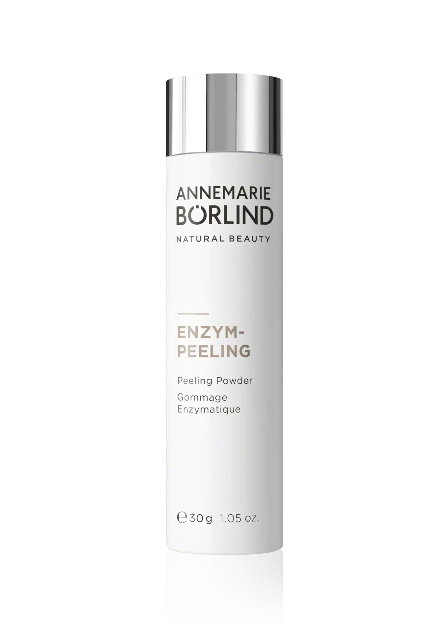 ANNEMARIE BÖRLIND Enzym-Peeling Pulver in weißer Tube mit silbernem Deckel, 30 g Inhalt