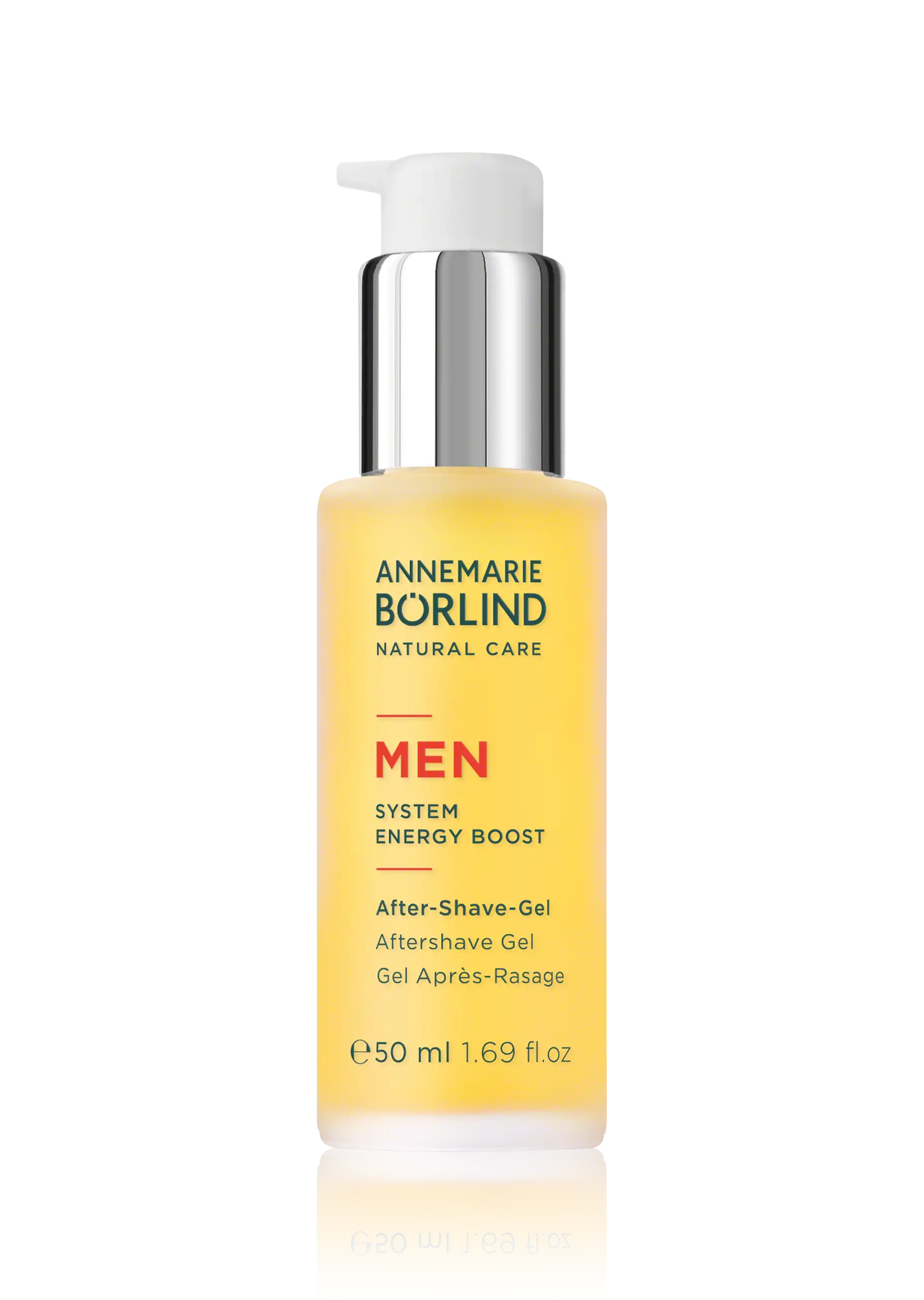 ANNEMARIE BÖRLIND MEN After-Shave-Gel 50 ml mit Pumpspender, gelblich, 1,69 fl.oz