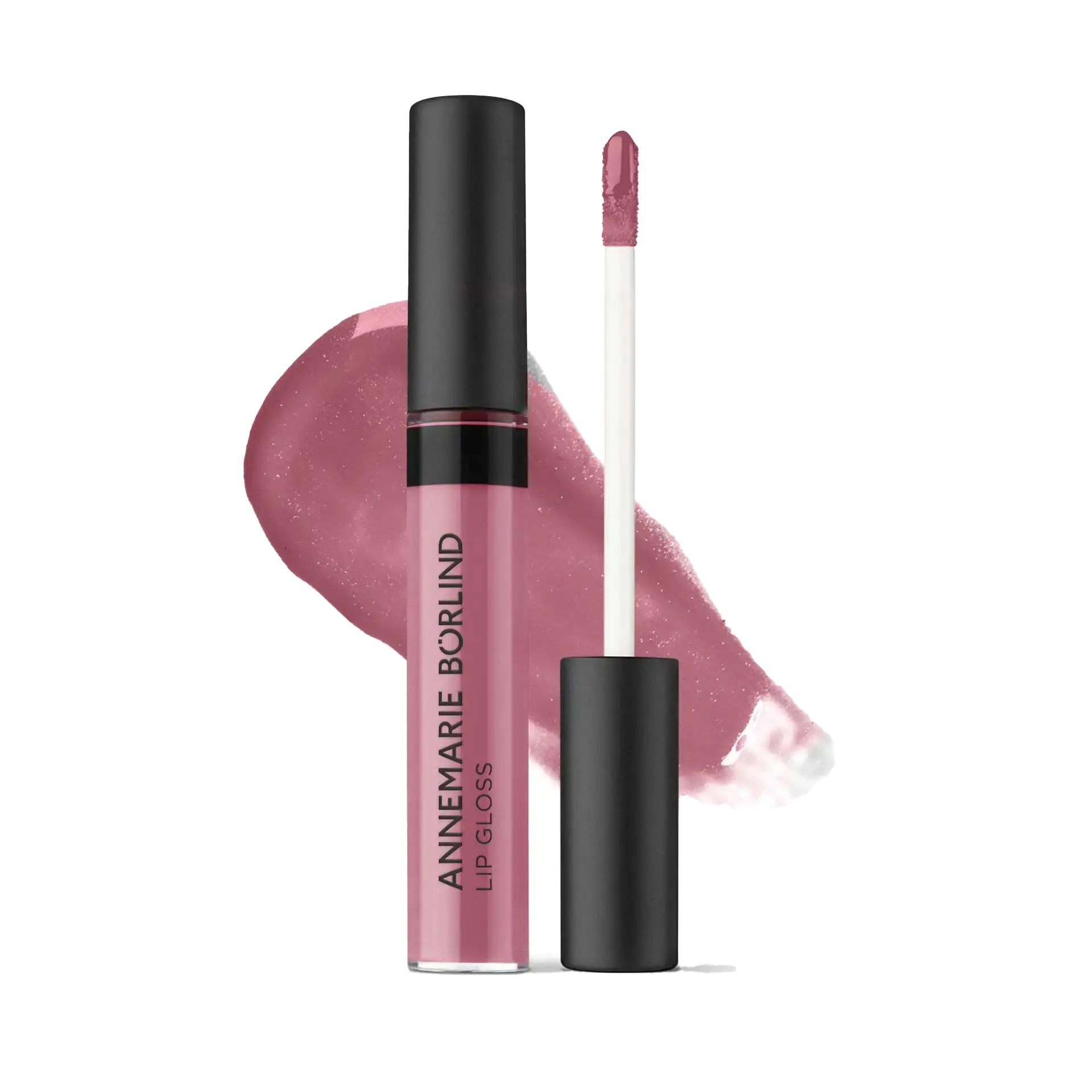 ANNEMARIE BÖRLIND Lip Gloss in Rosé mit Applikator und glänzendem Farbauftrag