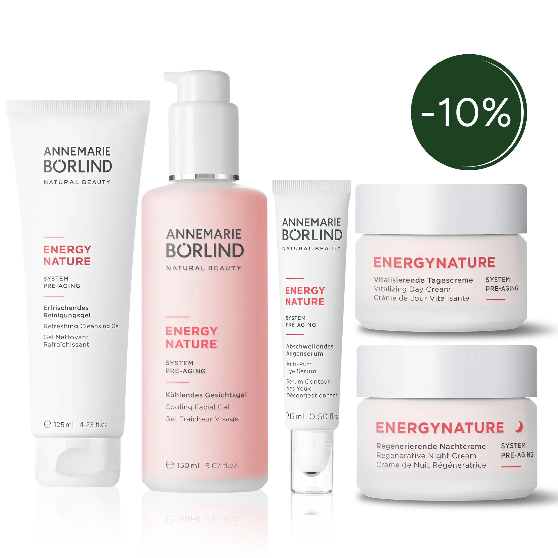 ENERGYNATURE Pflegeset mit 10% Badge