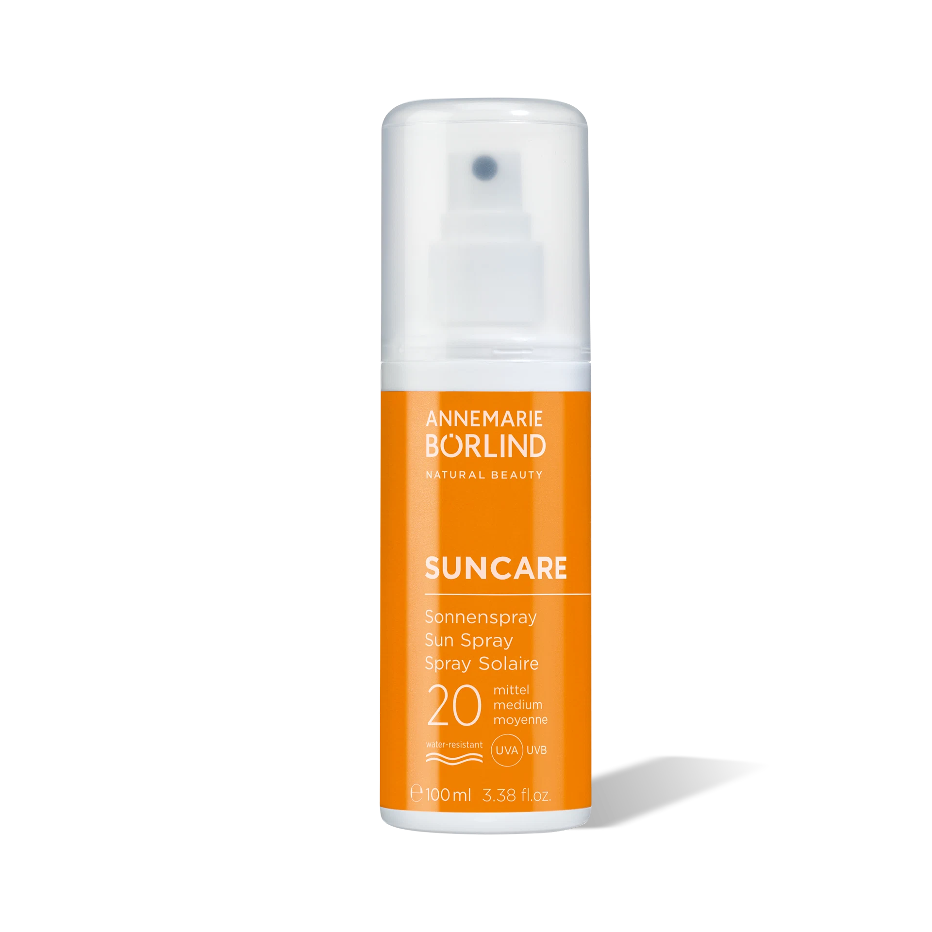ANNEMARIE BÖRLIND SUNCARE Sonnenspray LSF 20, 100 ml Flasche mit Sprühkopf
