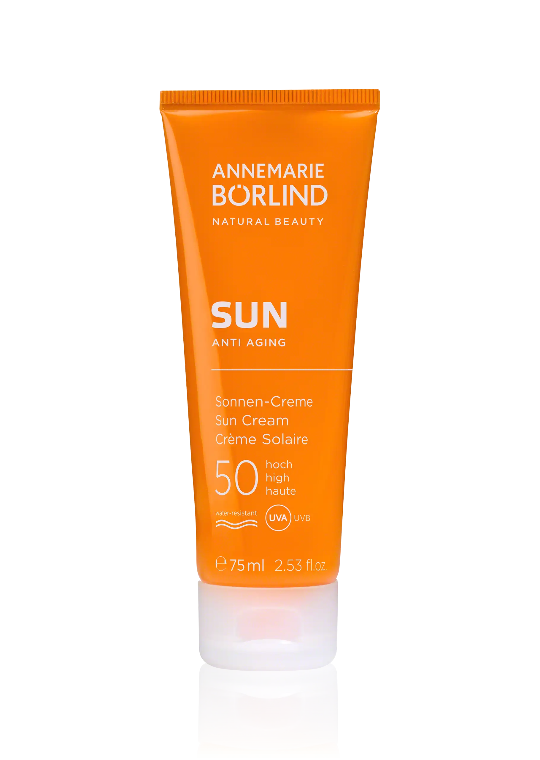 ANNEMARIE BÖRLIND SUN Anti Aging Sonnencreme LSF 50, 75 ml Tube, wasserfest, UVA- und UVB-Schutz