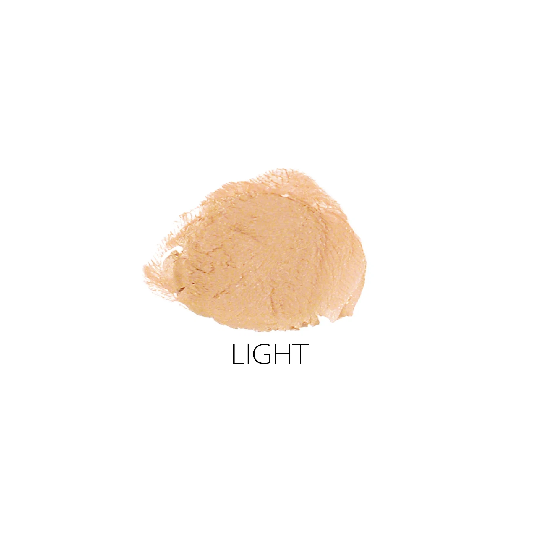 ANNEMARIE BÖRLIND Compact Make-up in der Farbnuance Light als cremiger Farbklecks auf weißem Hintergrund