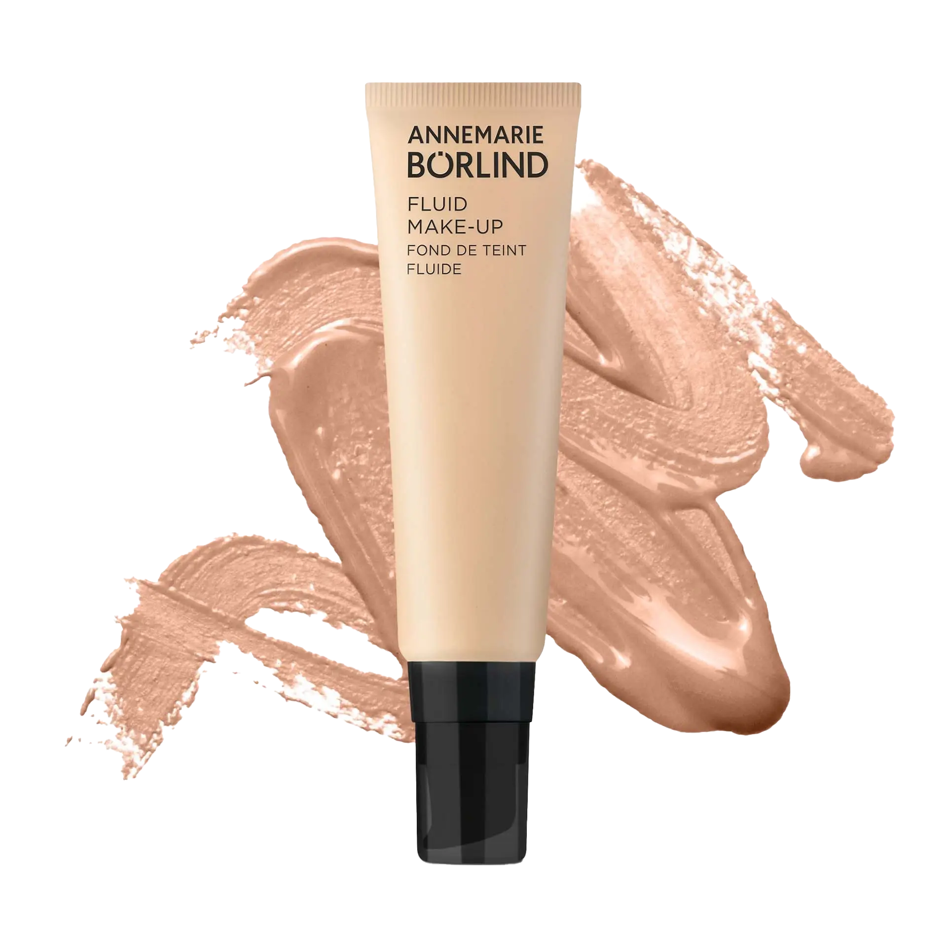ANNEMARIE BÖRLIND Fluid Make-up in Mandel mit cremiger Textur und mittlerer Deckkraft