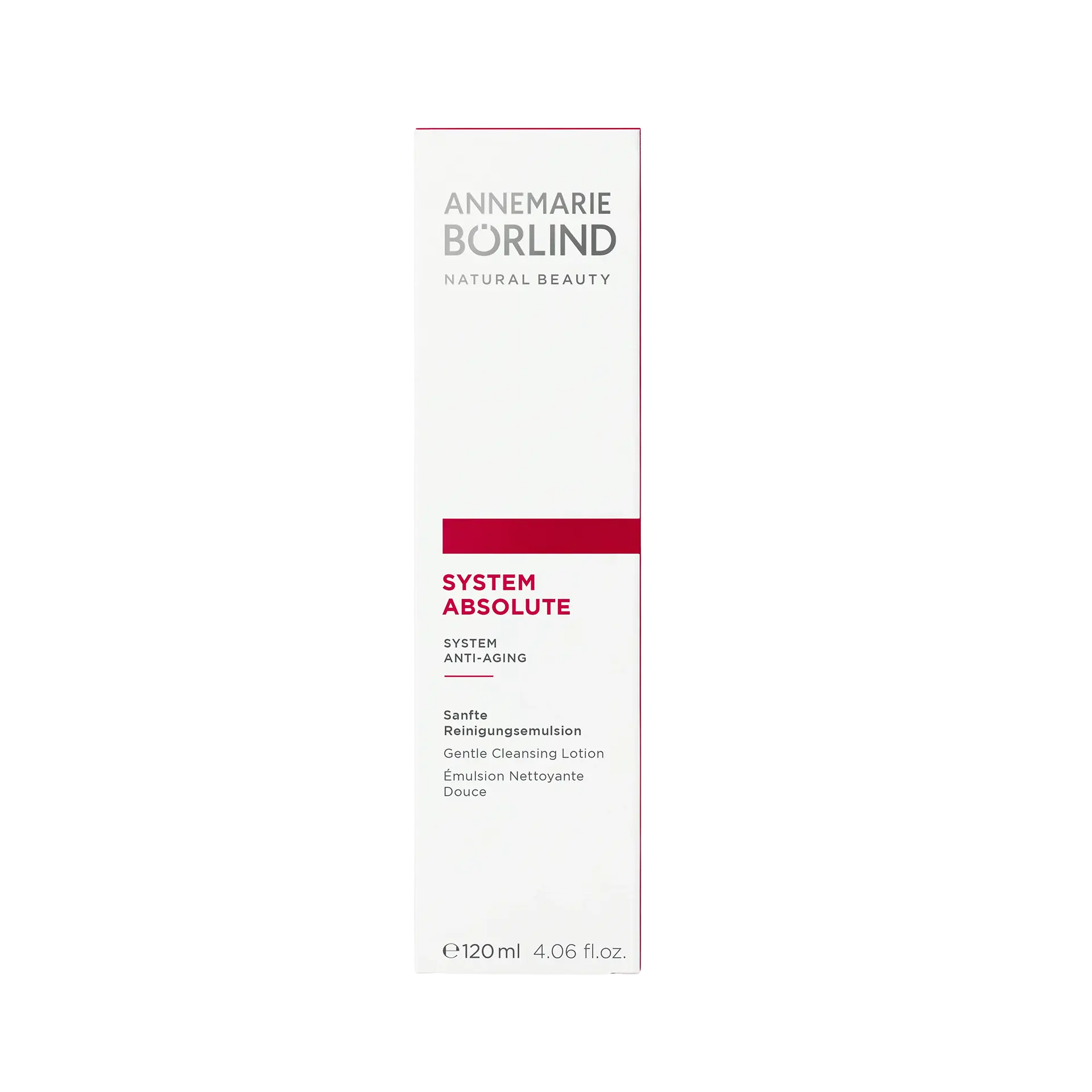 ANNEMARIE BÖRLIND SYSTEM ABSOLUTE sanfte Reinigungsemulsion 120 ml, Anti-Aging Pflegelinie
