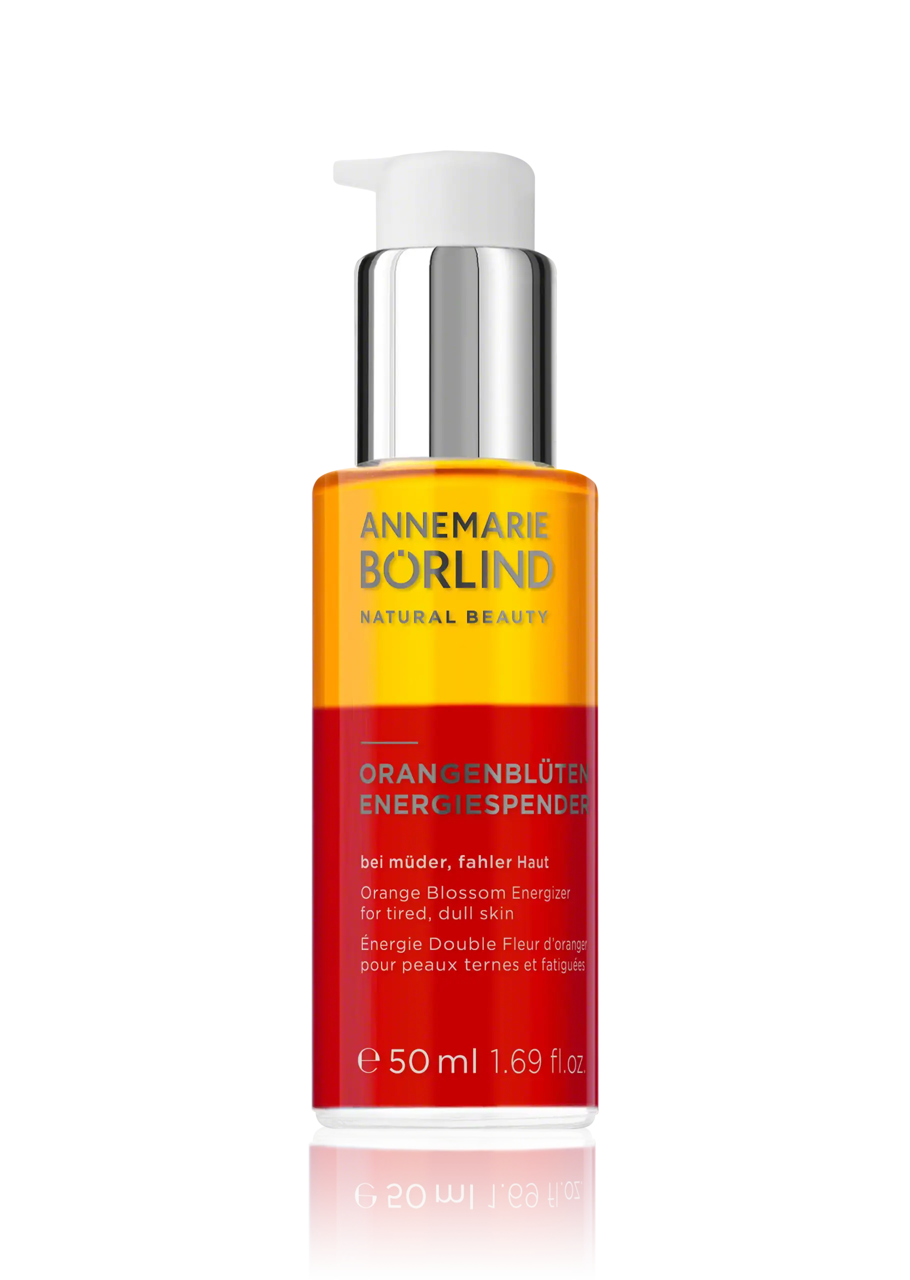ANNEMARIE BÖRLIND Orangenblüten Energiespender für müde, fahle Haut, 50 ml Flasche mit Pumpspender